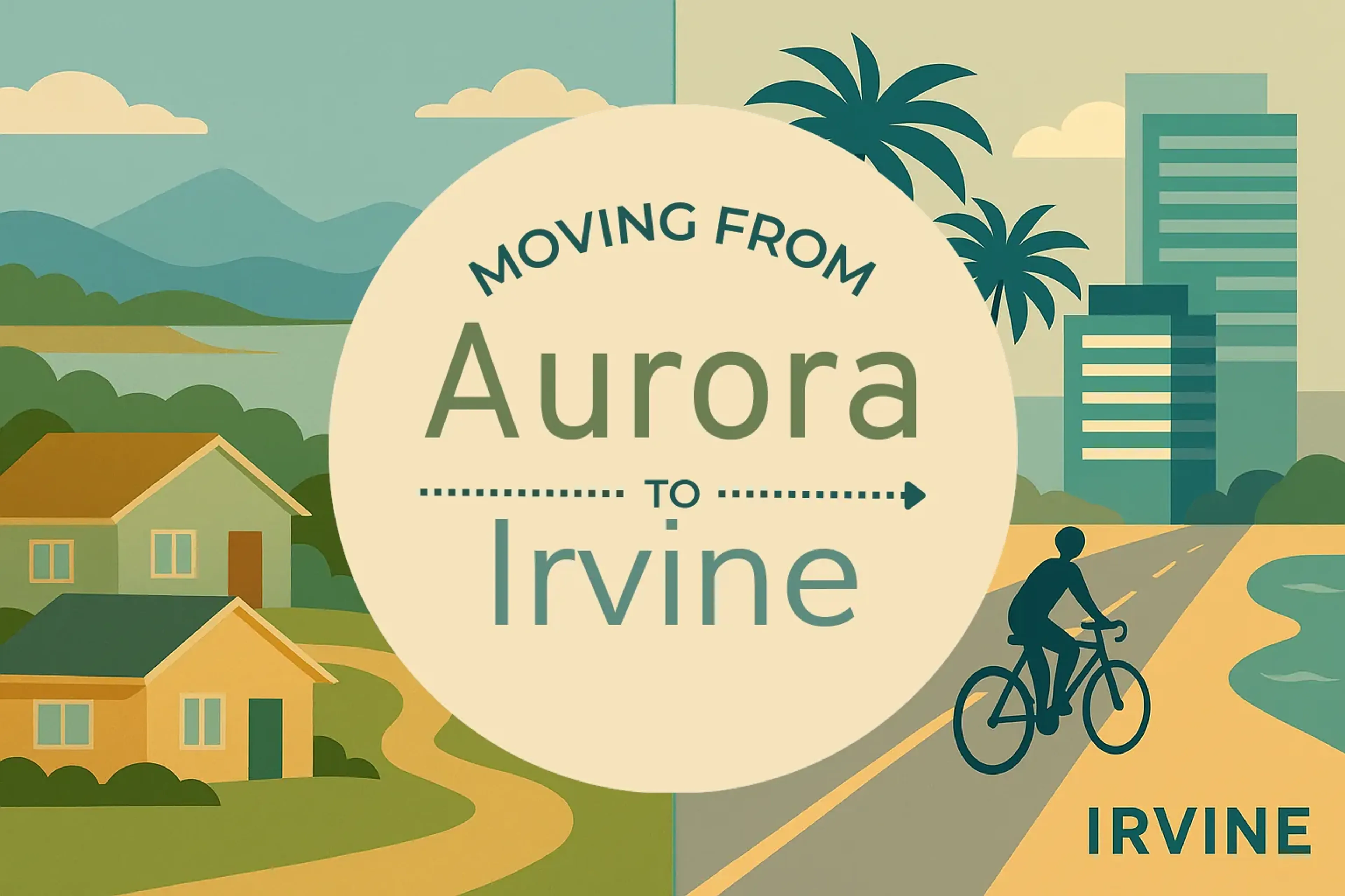 Side-by-side comparison of Aurora to Irvine moving companies