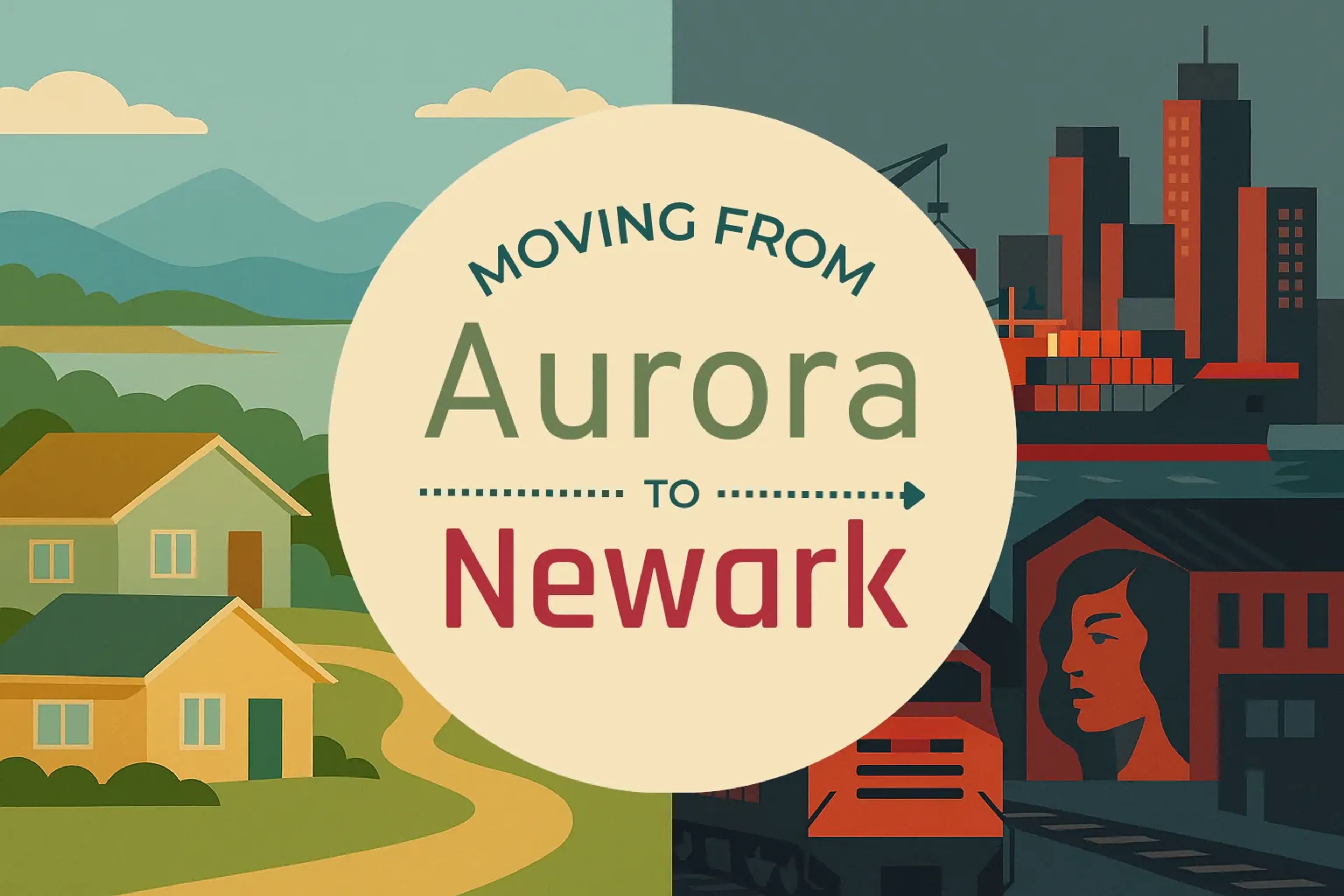 Side-by-side comparison of Aurora to Newark moving companies