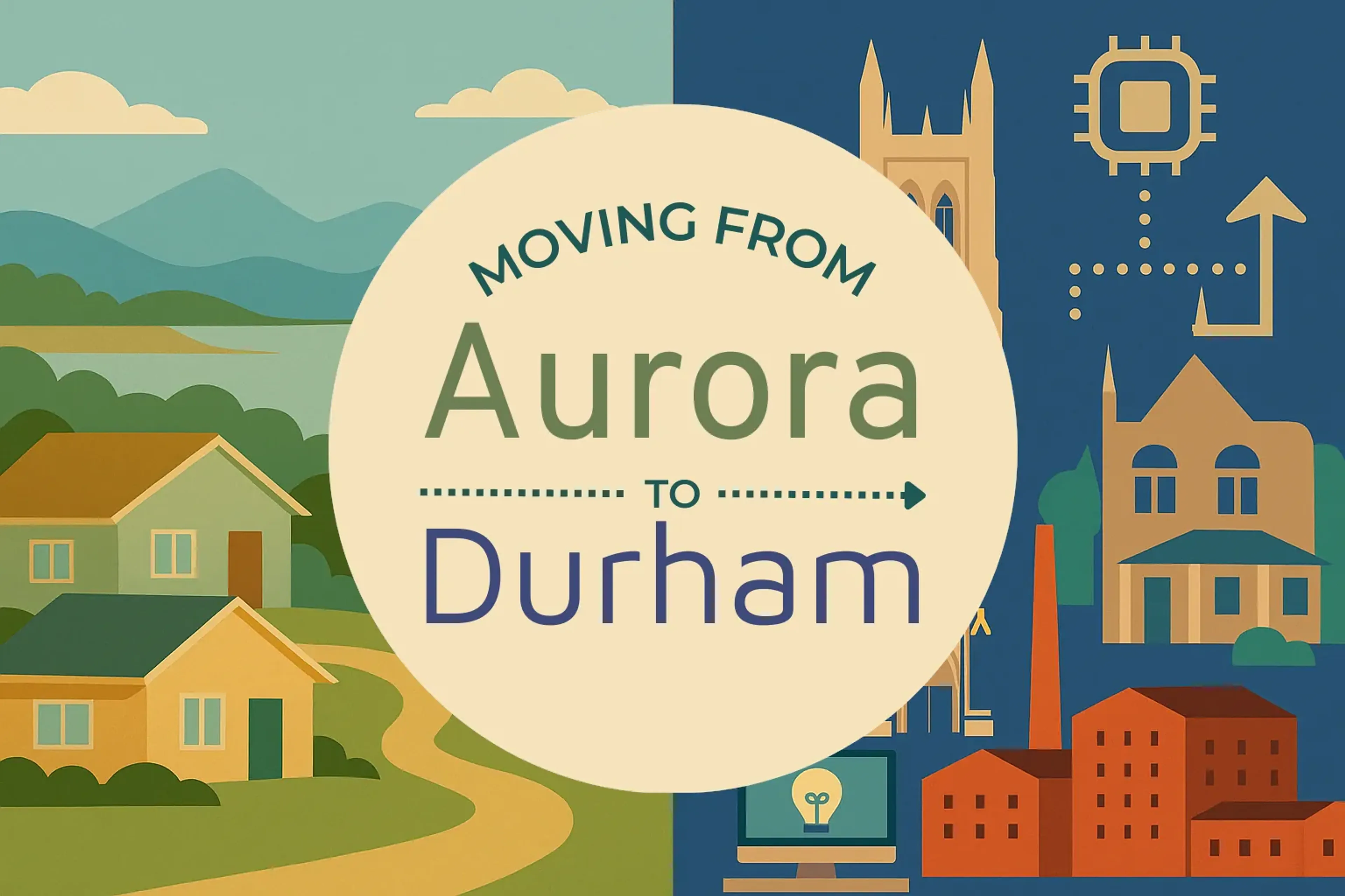 Side-by-side comparison of Aurora to Durham moving companies