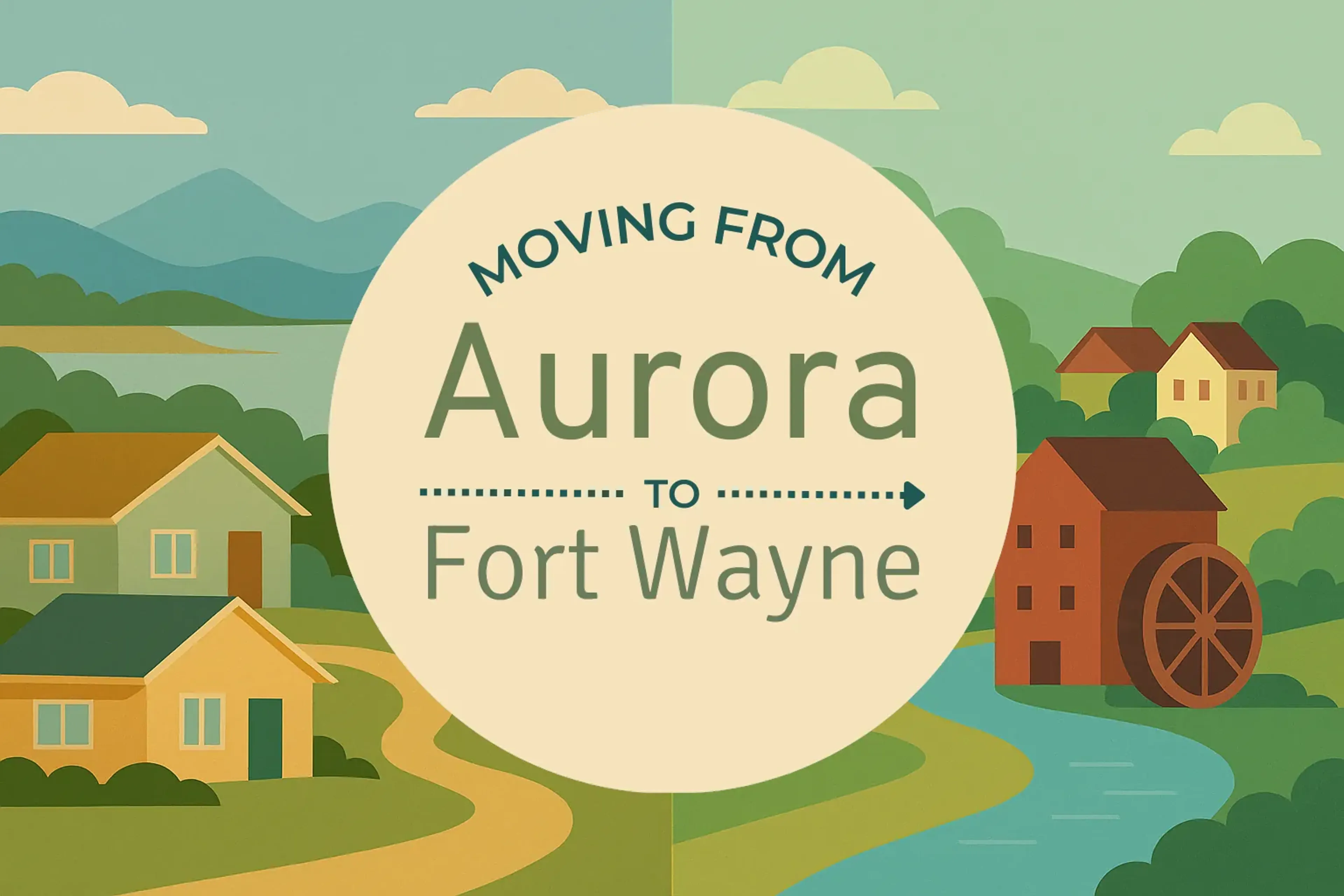 Side-by-side comparison of Aurora to Fort Wayne moving companies