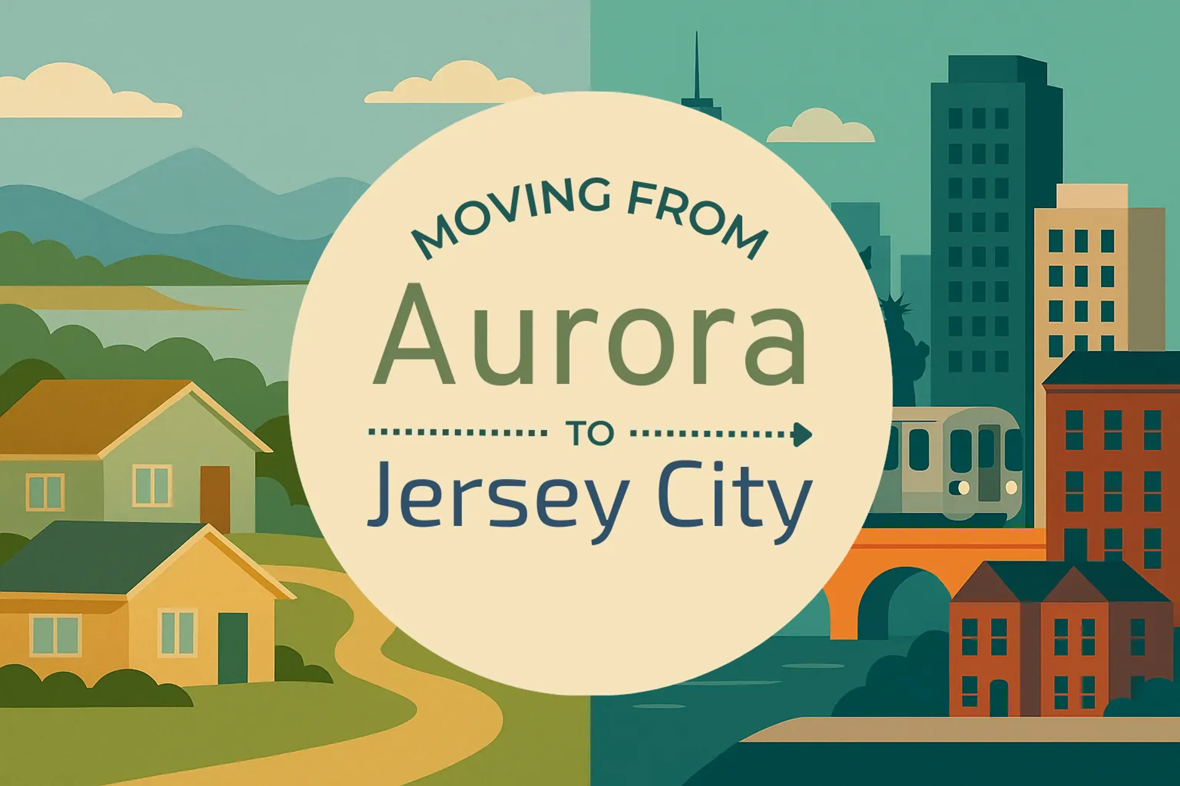 Side-by-side comparison of Aurora to Jersey City moving companies