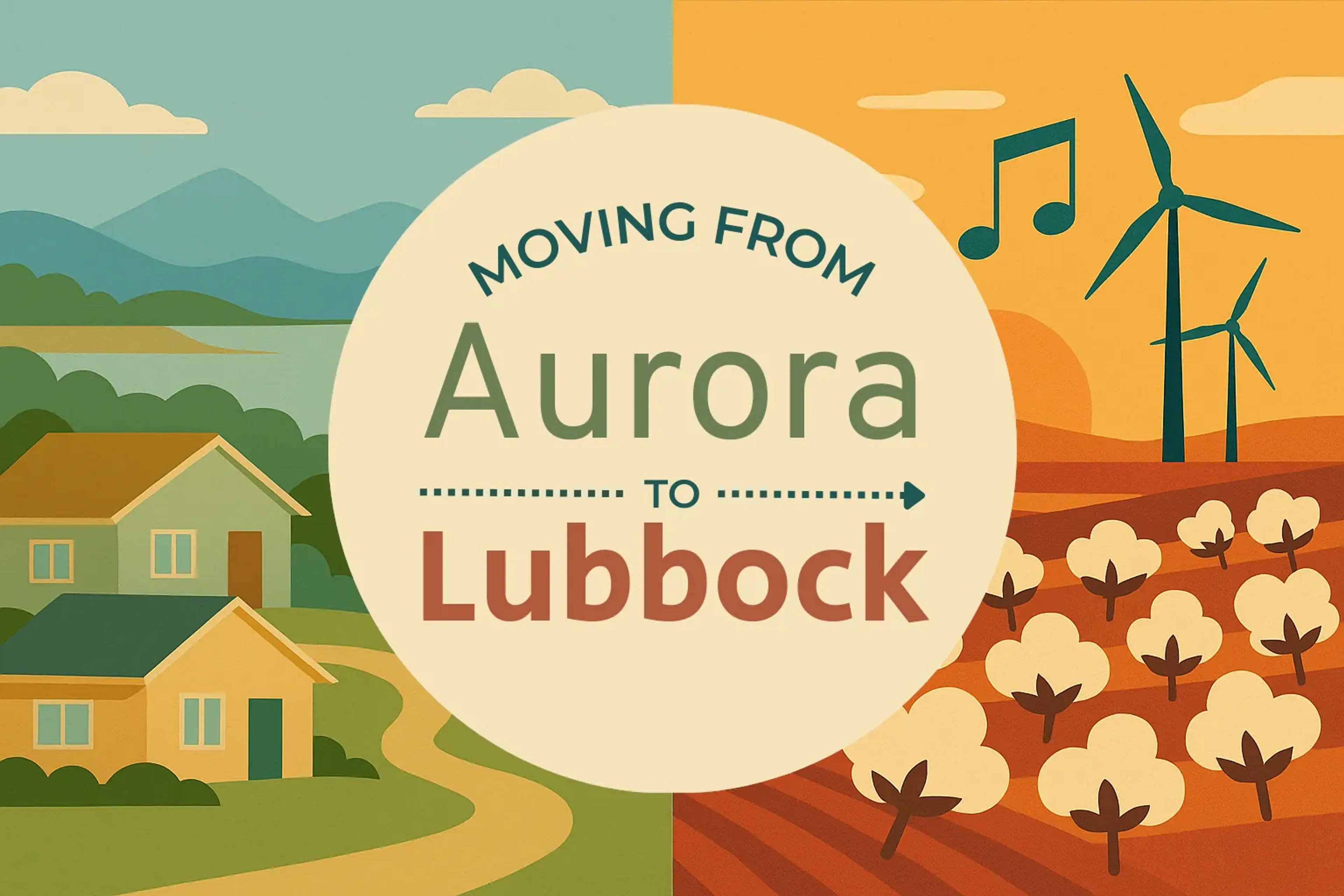 Side-by-side comparison of Aurora to Lubbock moving companies