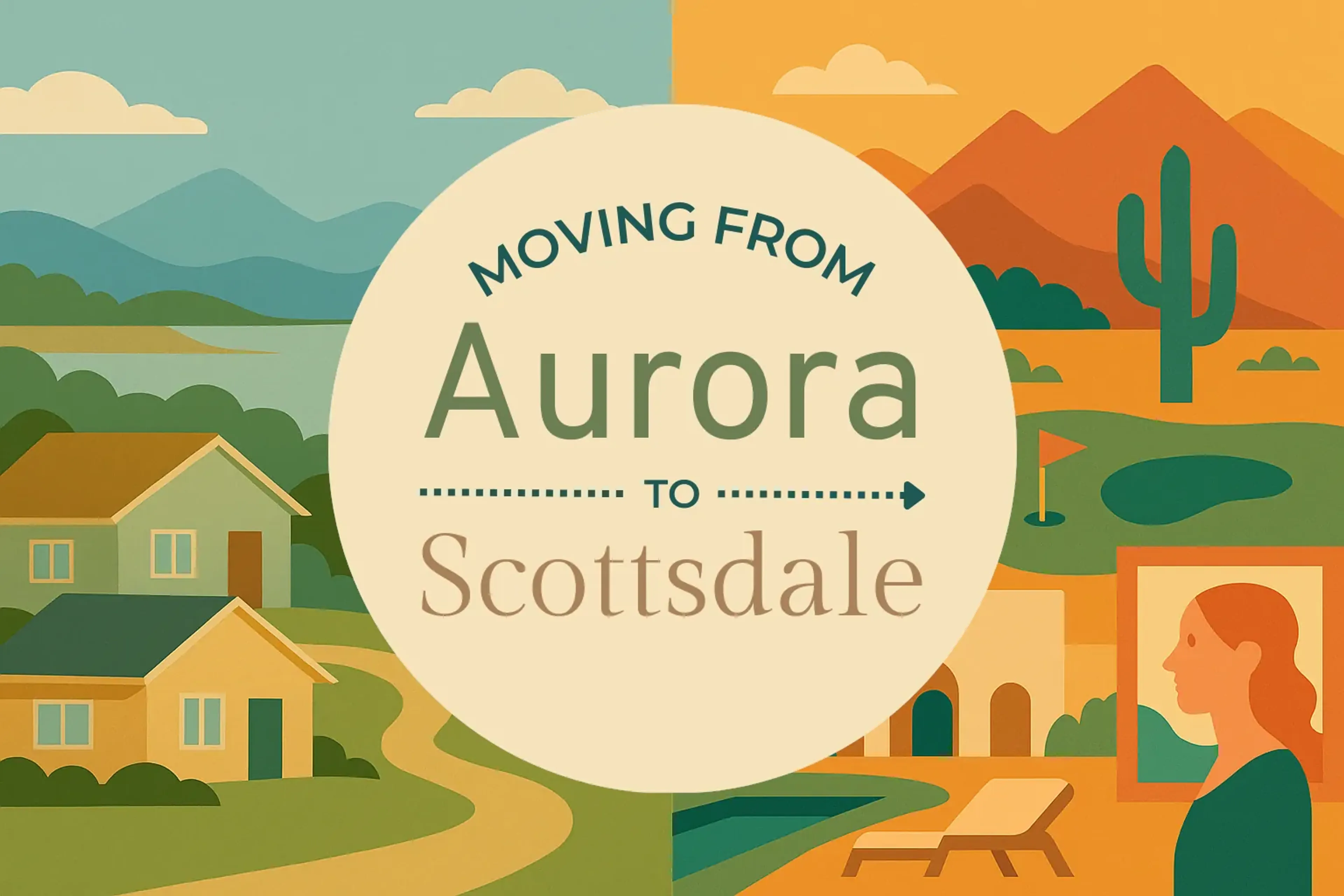 Side-by-side comparison of Aurora to Scottsdale moving companies