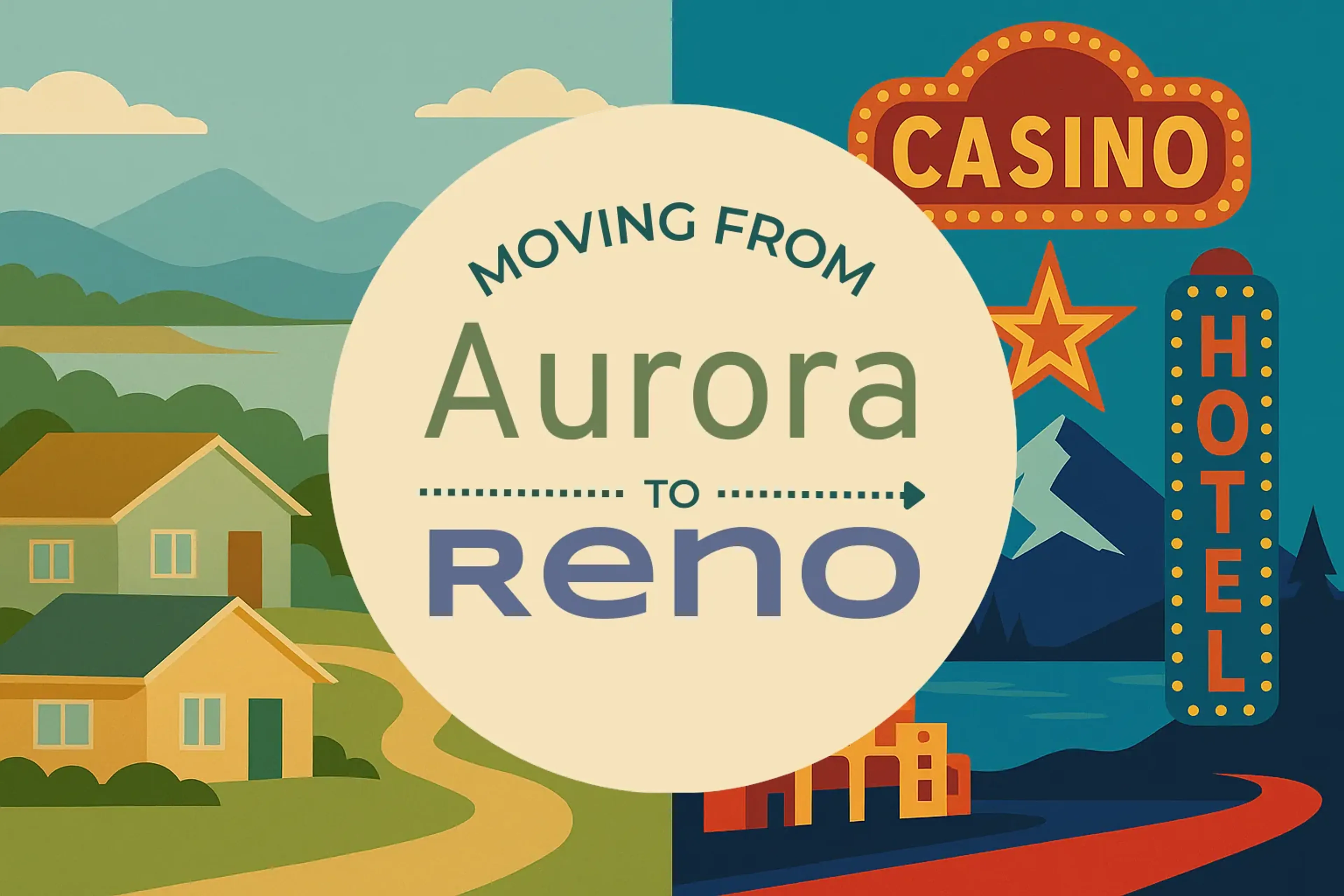 Side-by-side comparison of Aurora to Reno moving companies