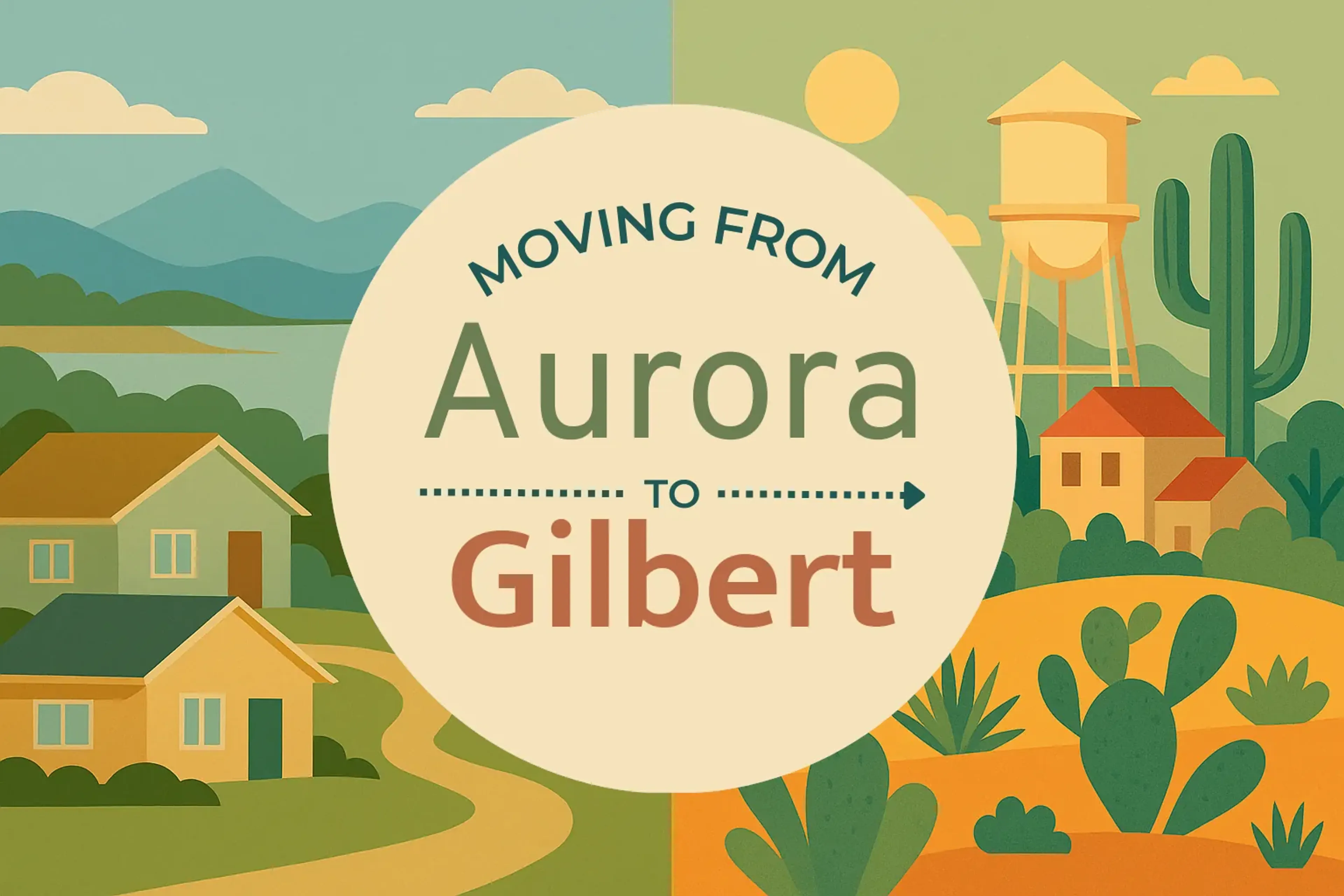 Side-by-side comparison of Aurora to Gilbert moving companies
