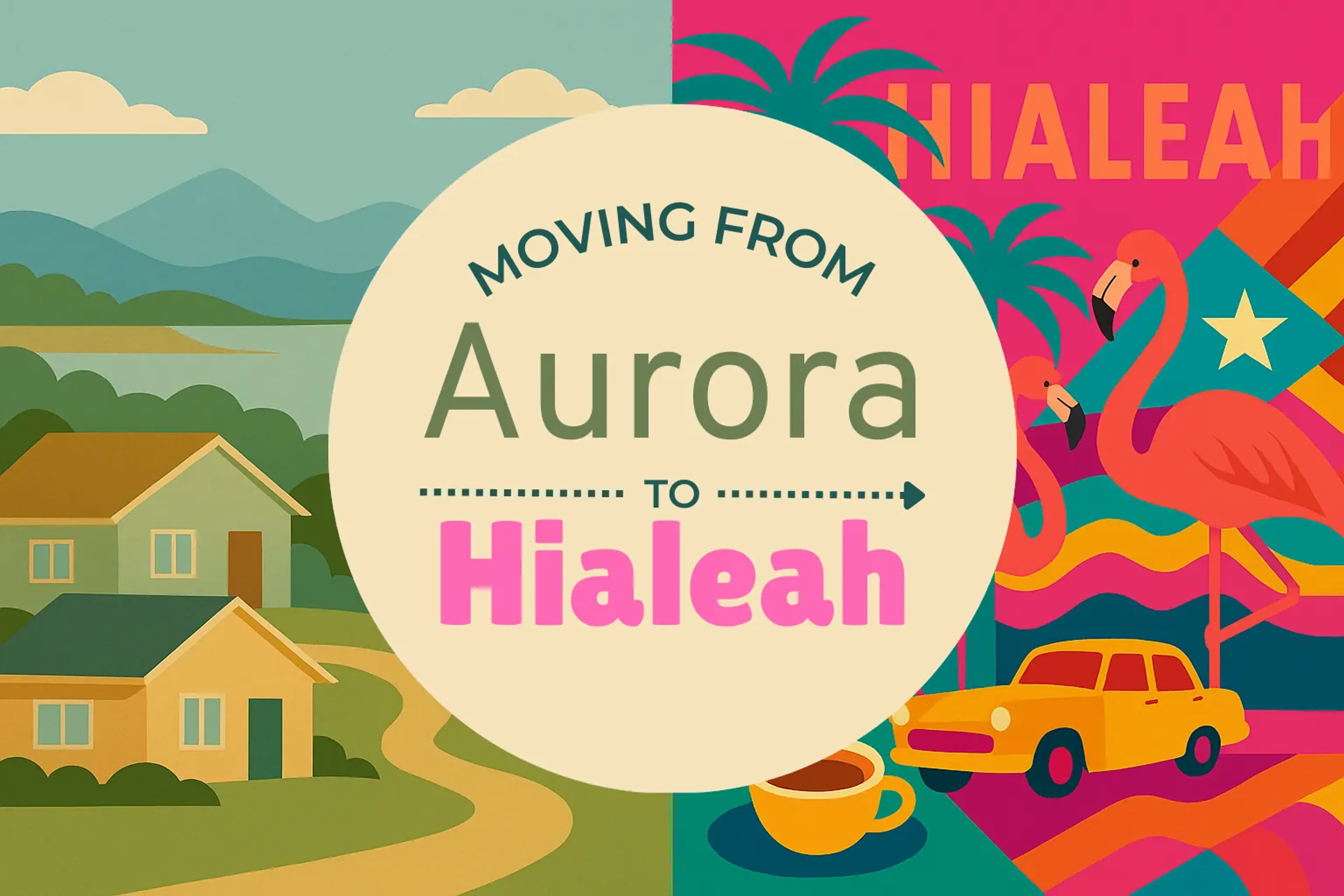 Side-by-side comparison of Aurora to Hialeah moving companies