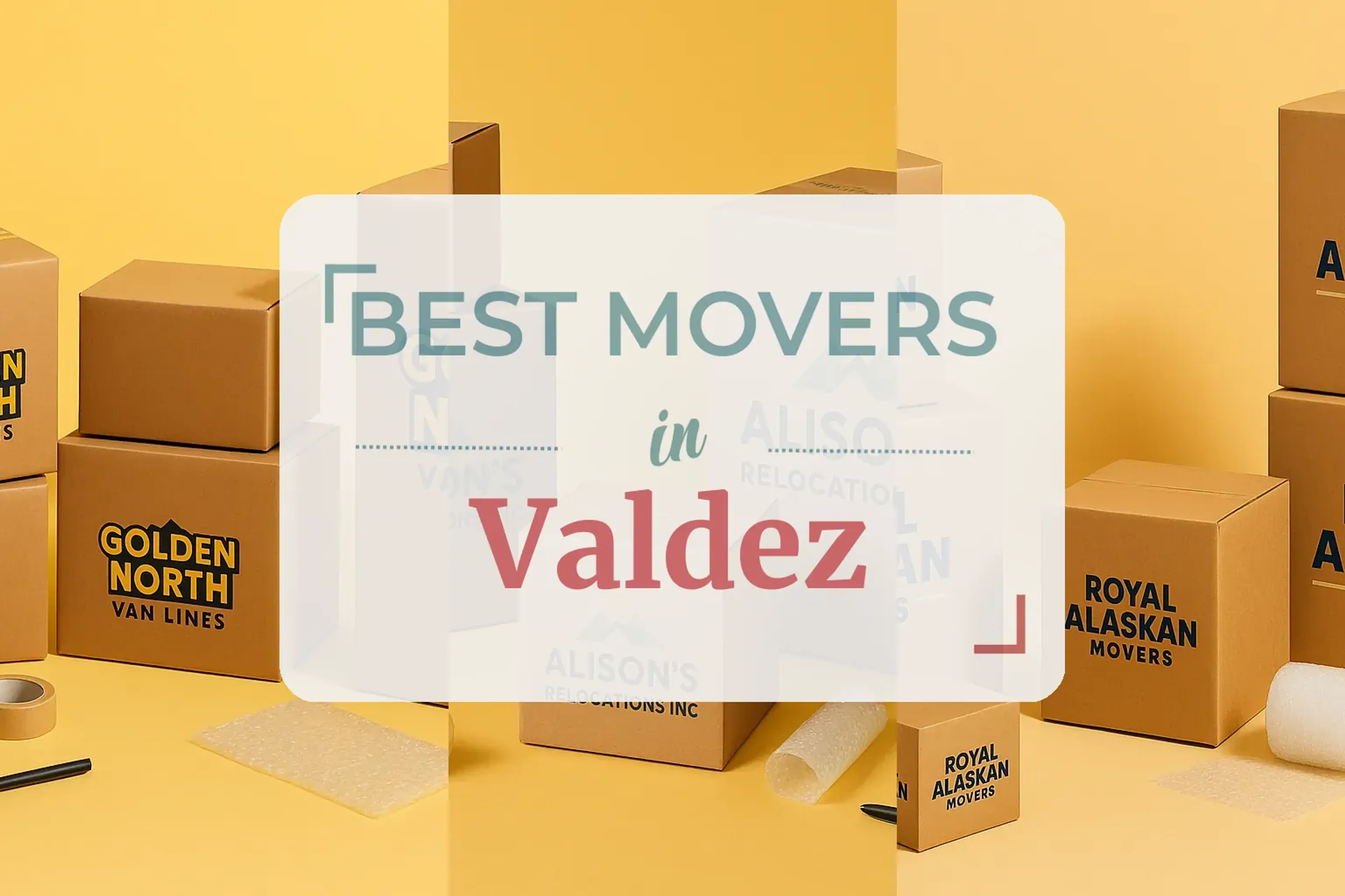 Side-by-side comparison of Valdez moving companies
