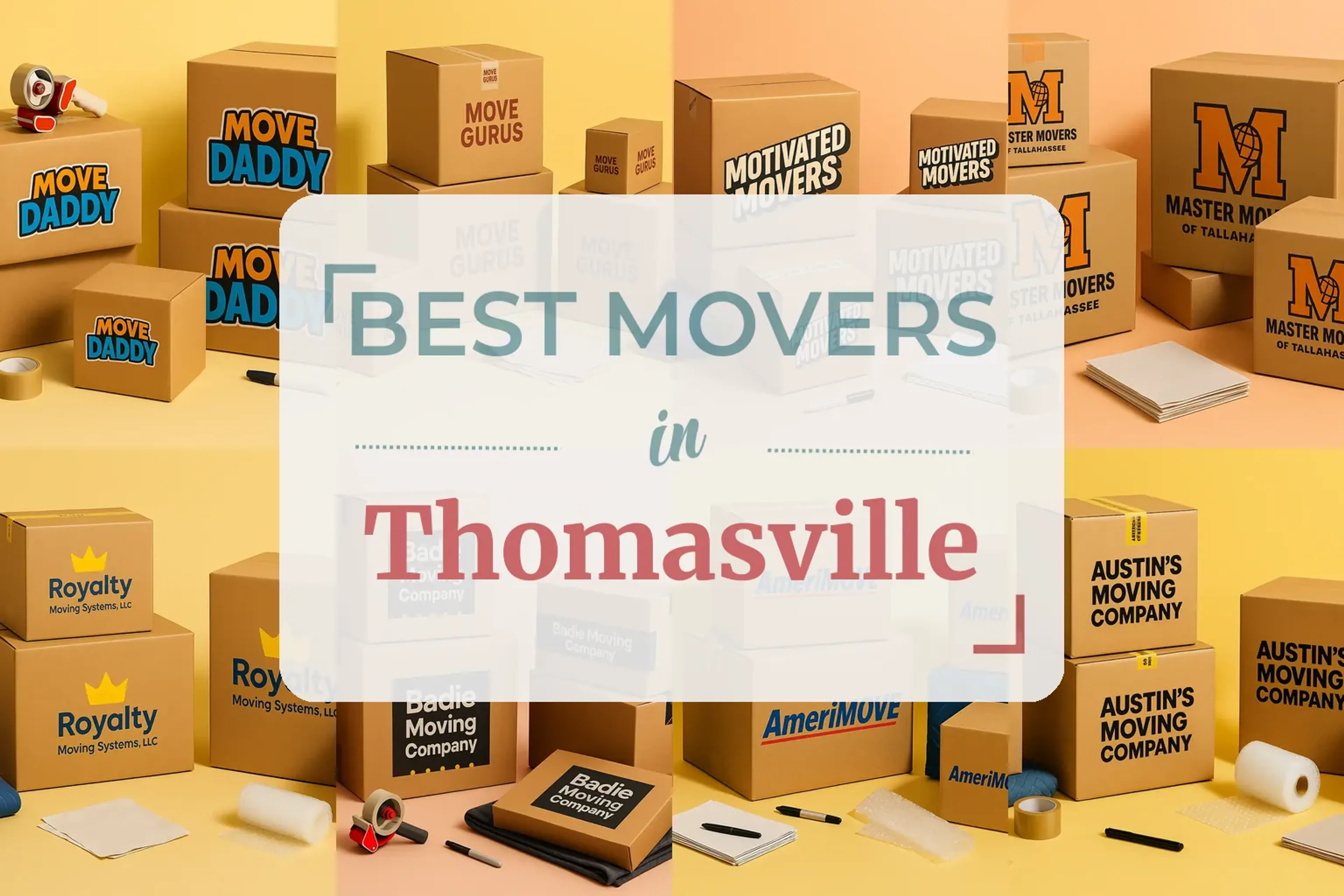 Side-by-side comparison of Thomasville moving companies
