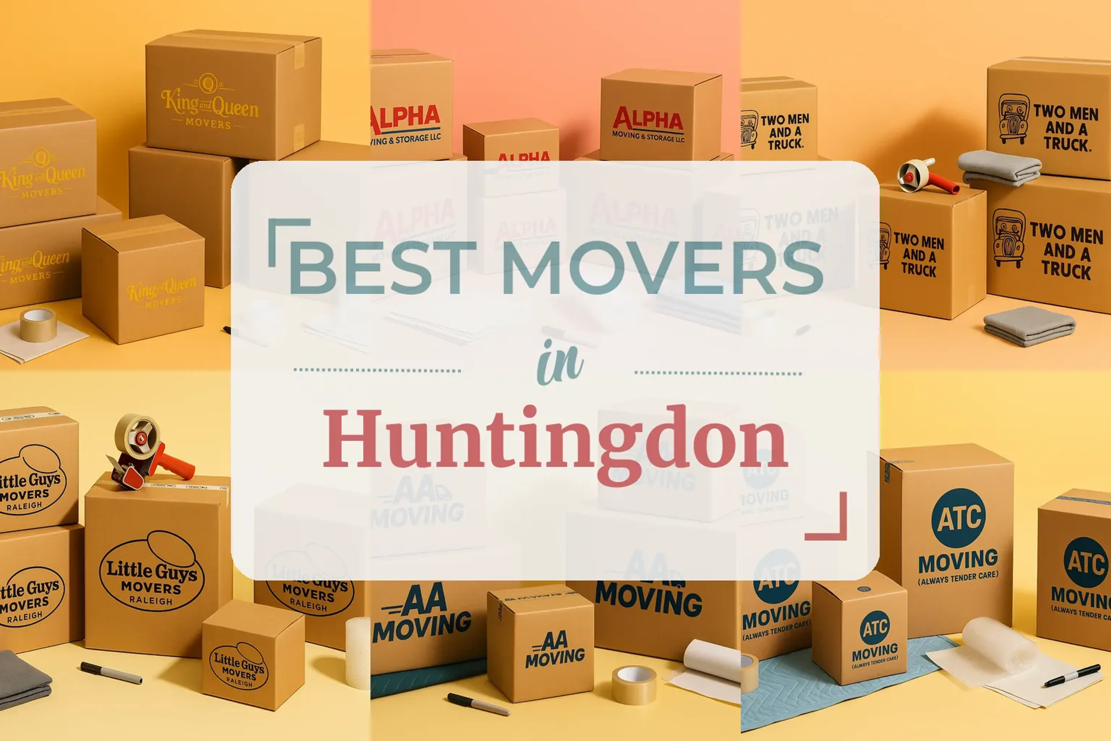 Side-by-side comparison of Huntingdon moving companies