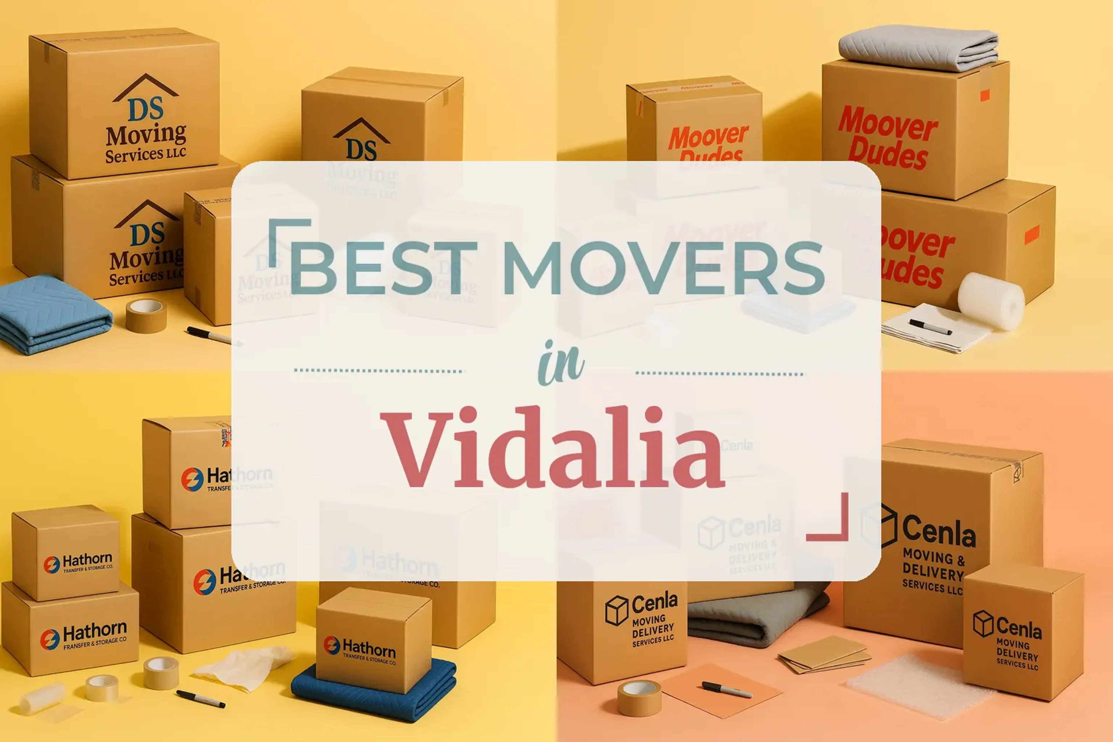 Side-by-side comparison of Vidalia moving companies