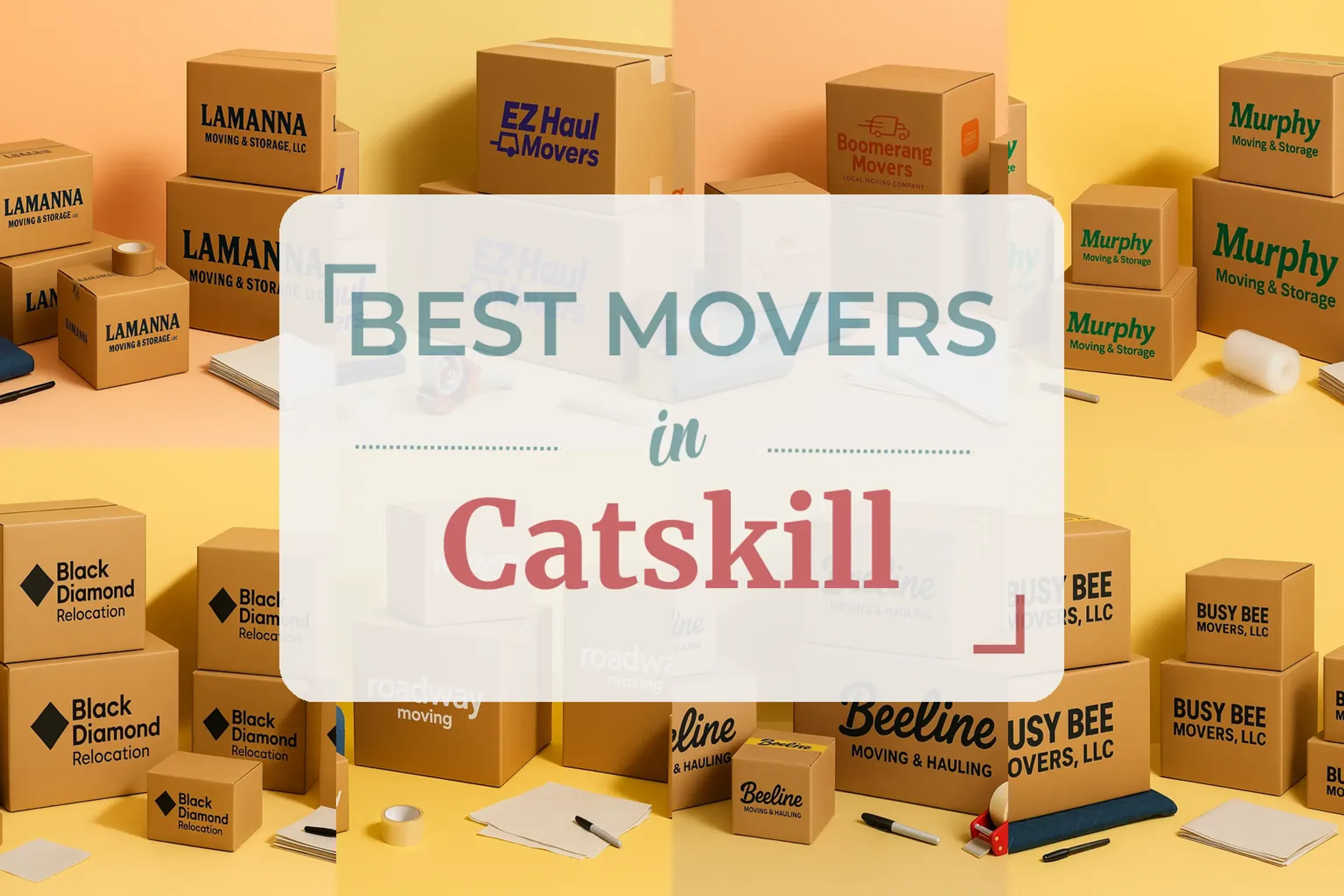 Side-by-side comparison of Catskill moving companies