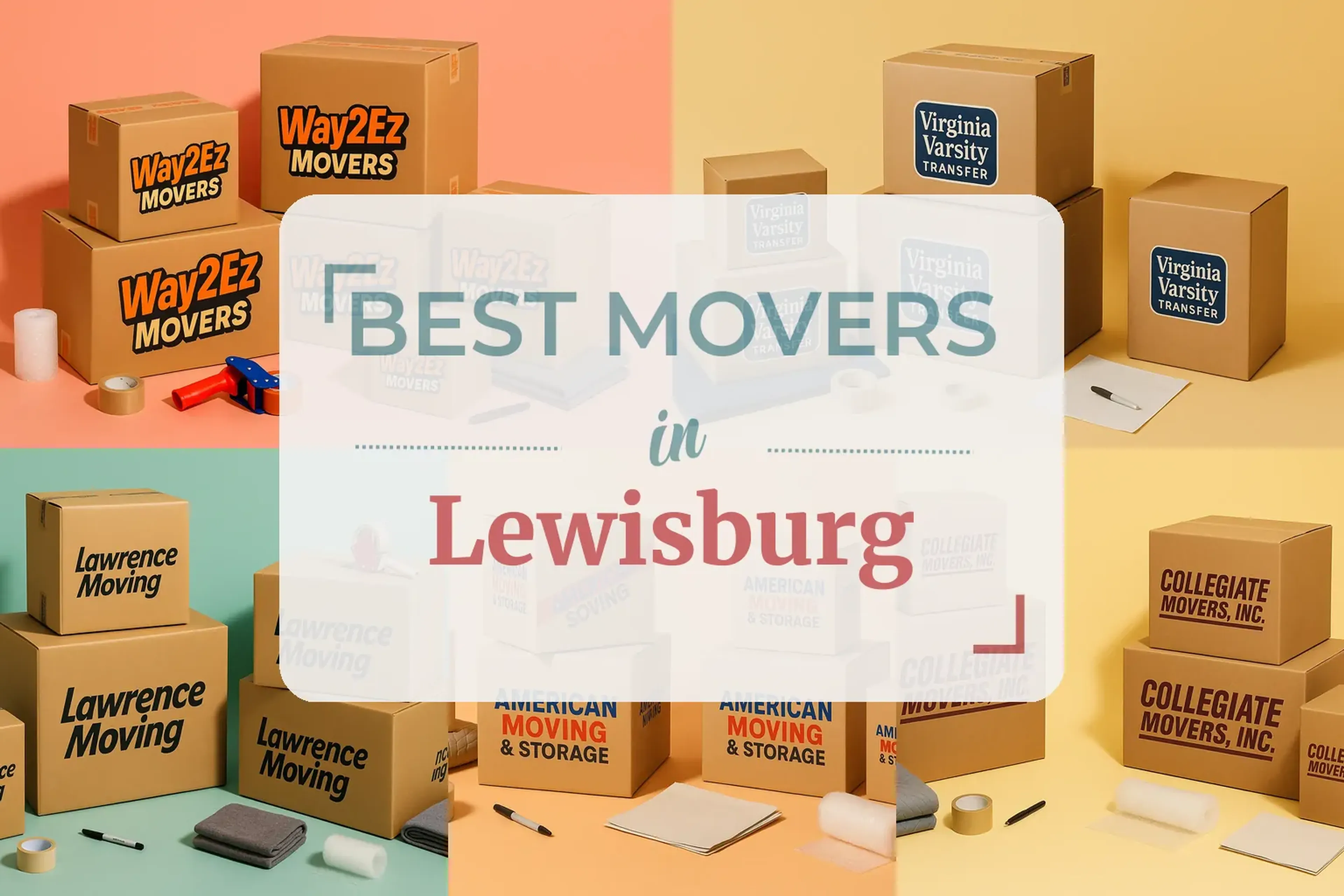 Side-by-side comparison of Lewisburg moving companies