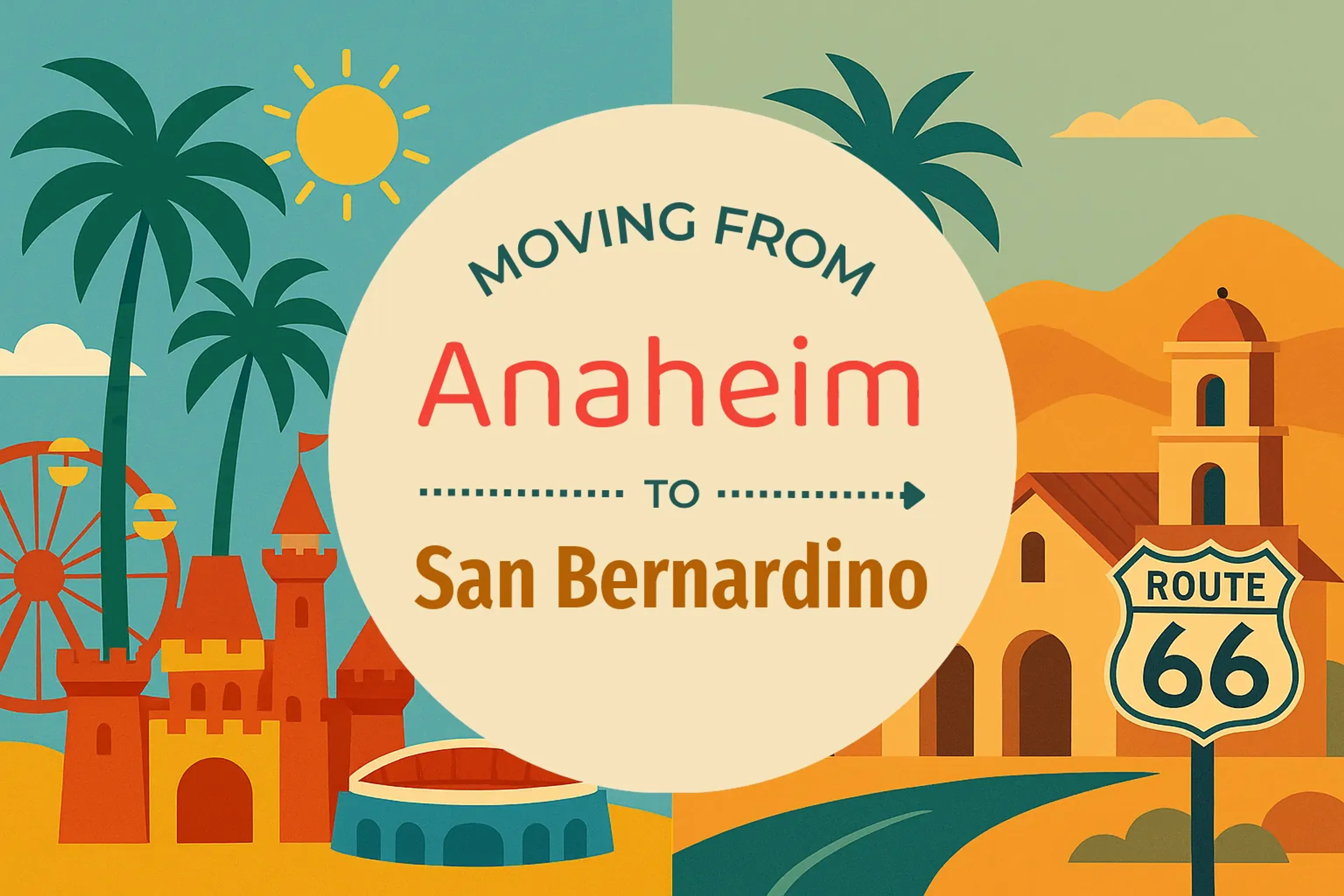 Anaheim to San Bernardino featured image