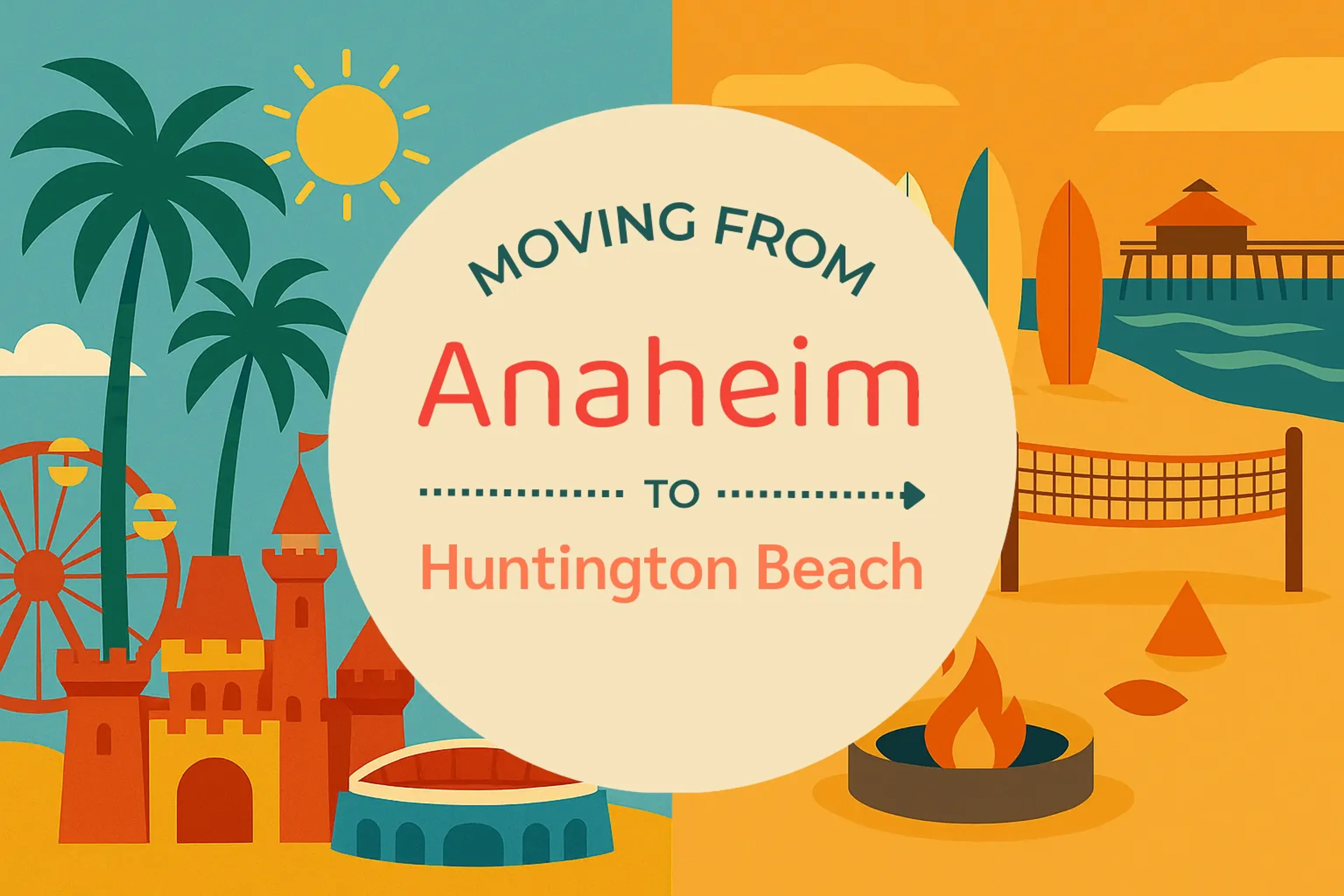 Side-by-side comparison of Anaheim to Huntington Beach moving companies