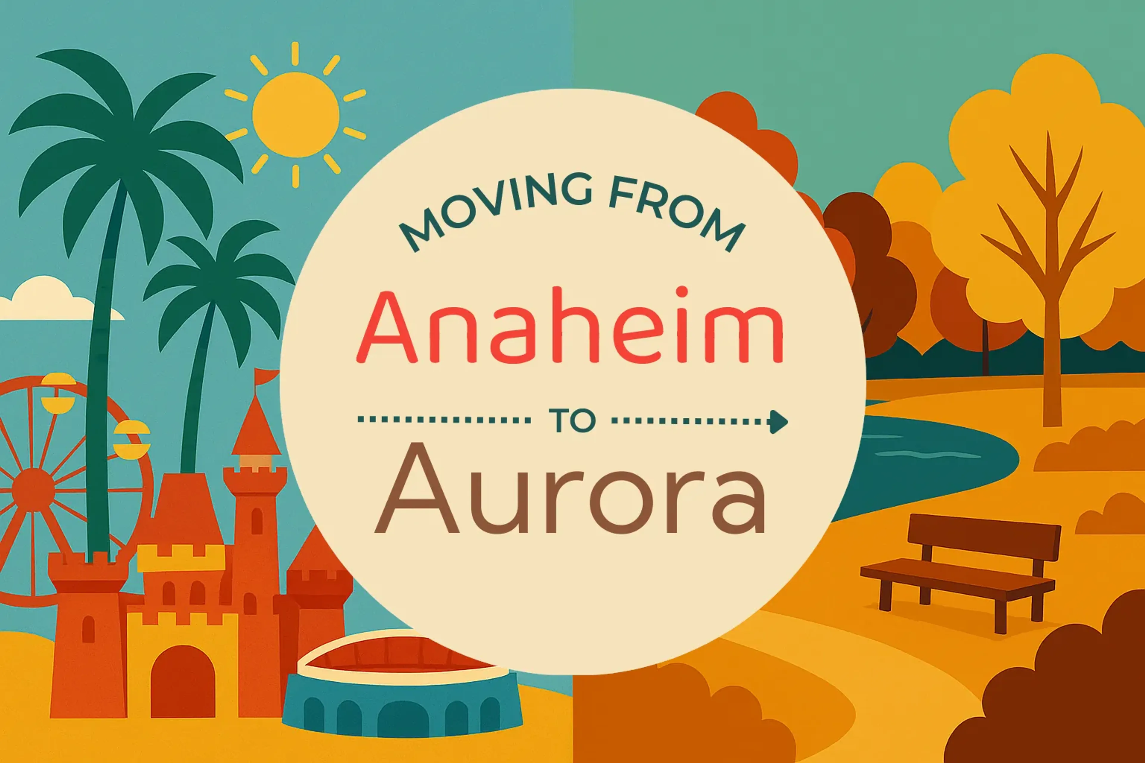 Side-by-side comparison of Anaheim to Aurora moving companies