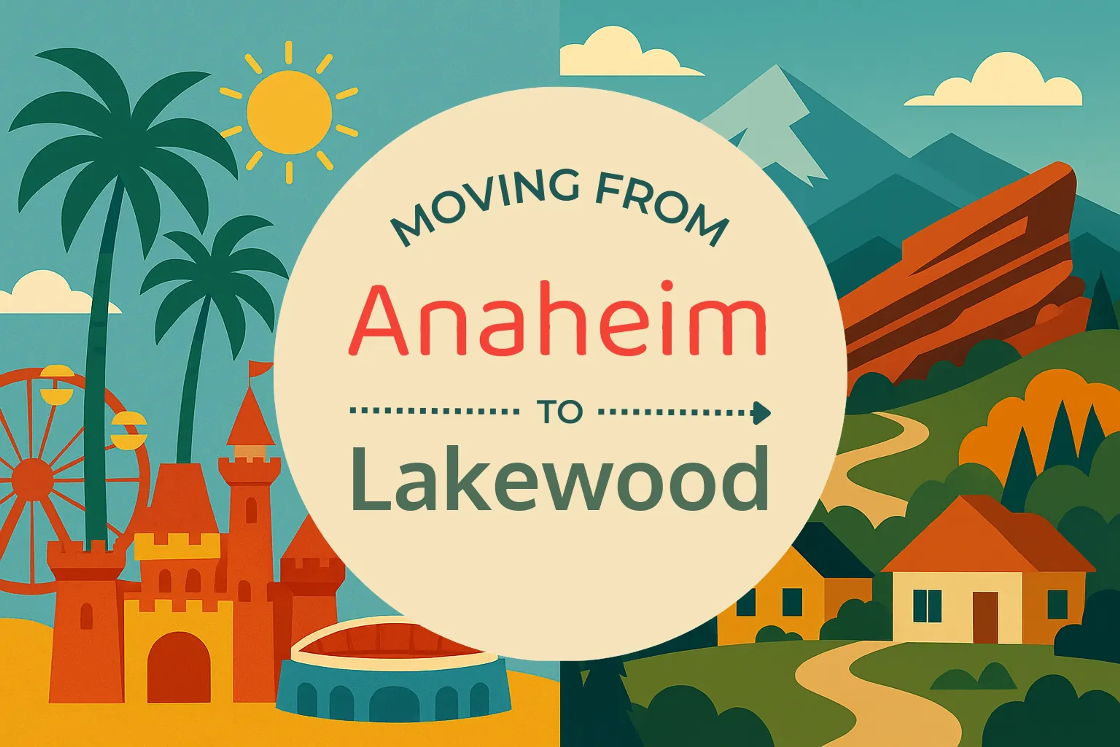 Side-by-side comparison of Anaheim to Lakewood moving companies