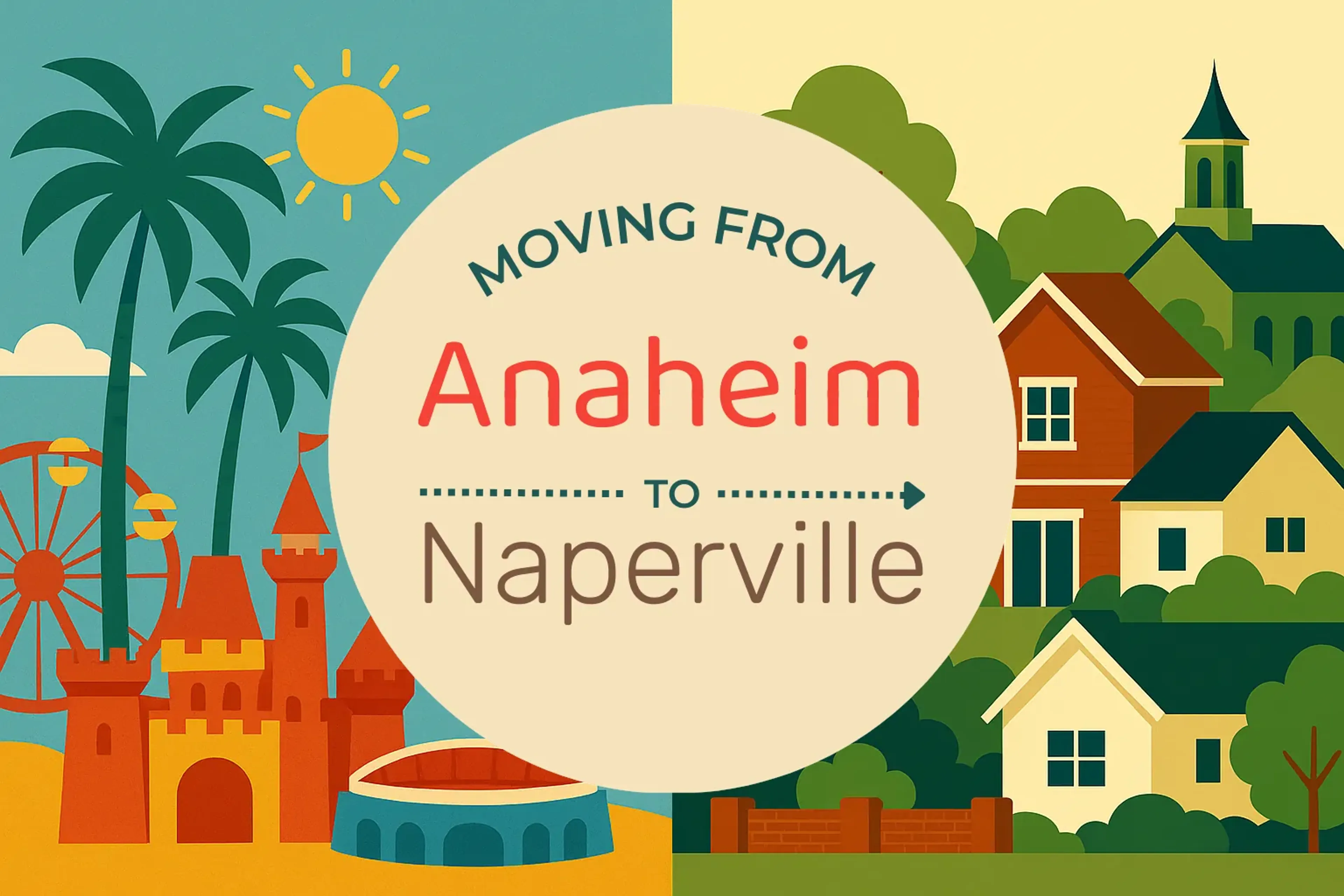 Side-by-side comparison of Anaheim to Naperville moving companies