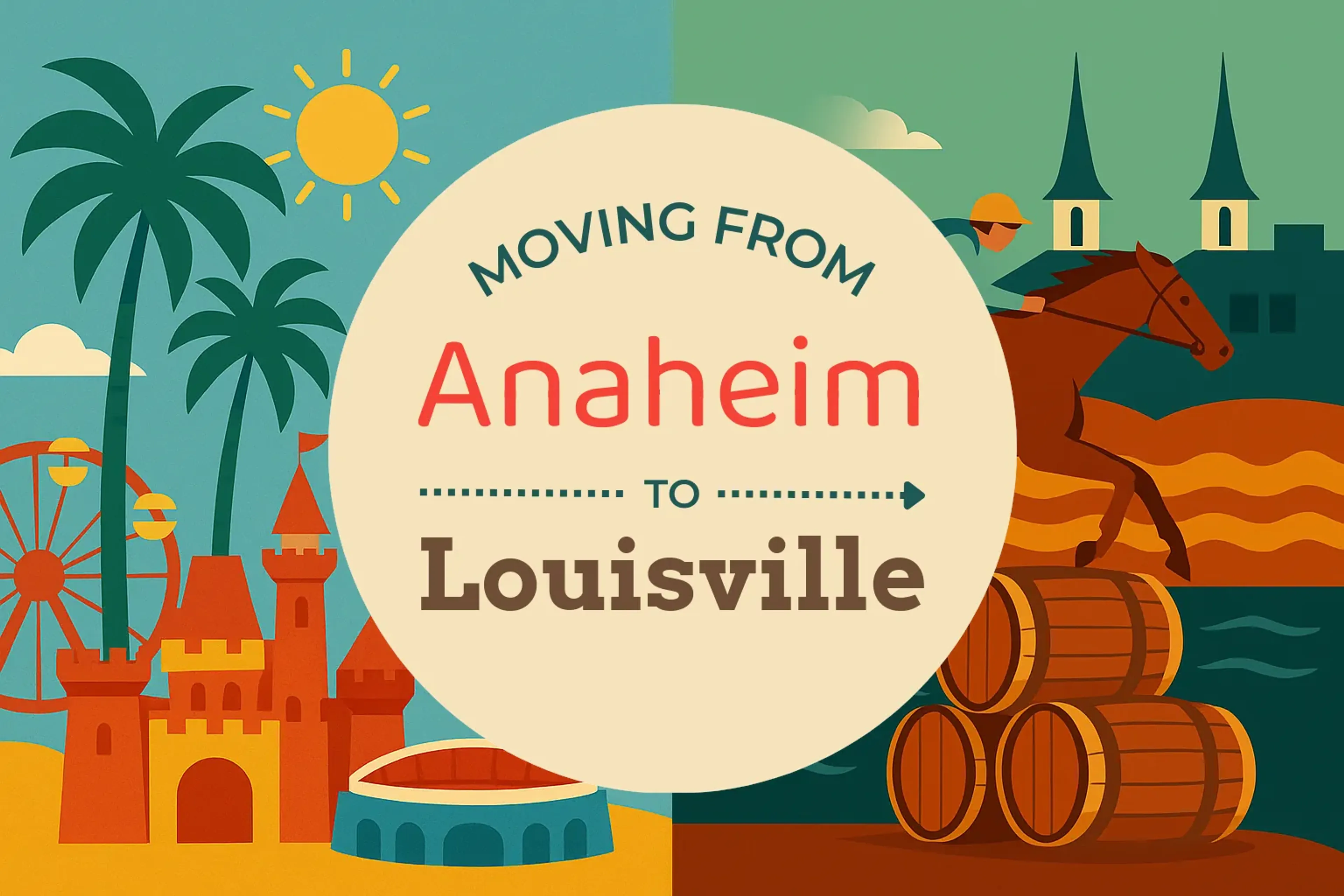 Side-by-side comparison of Anaheim to Louisville moving companies