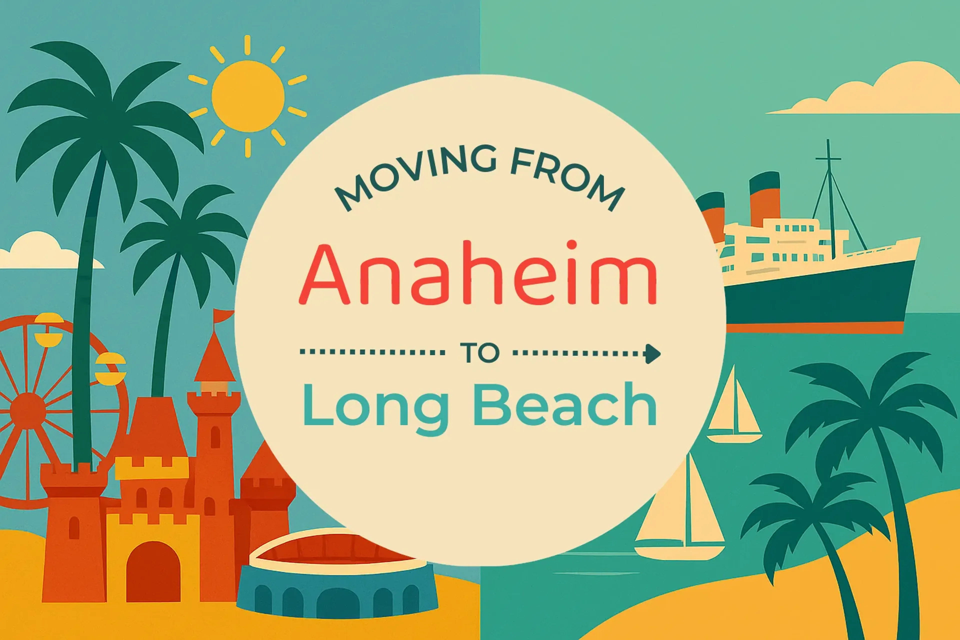 Side-by-side comparison of Anaheim to Long Beach moving companies