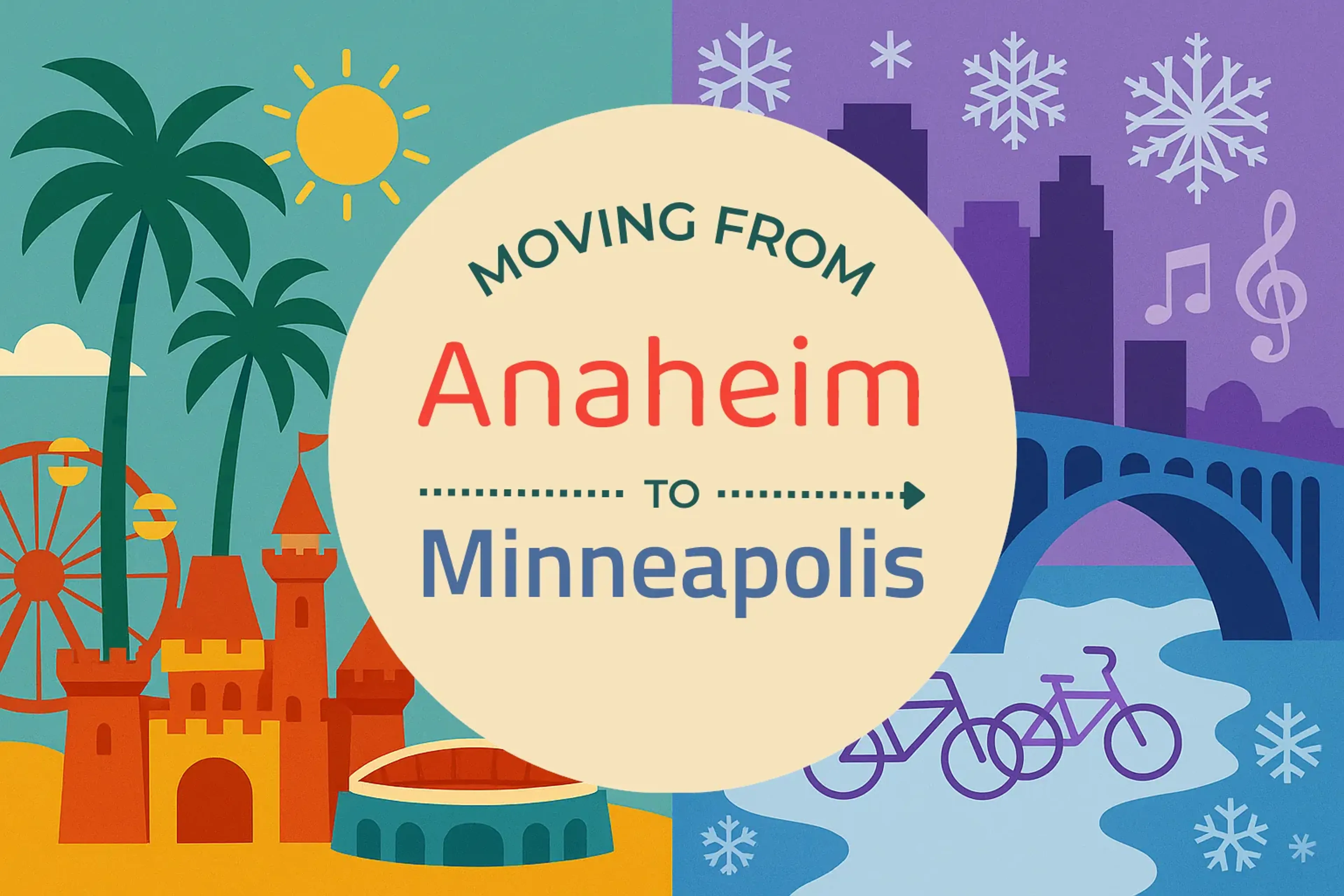 Side-by-side comparison of Anaheim to Minneapolis moving companies