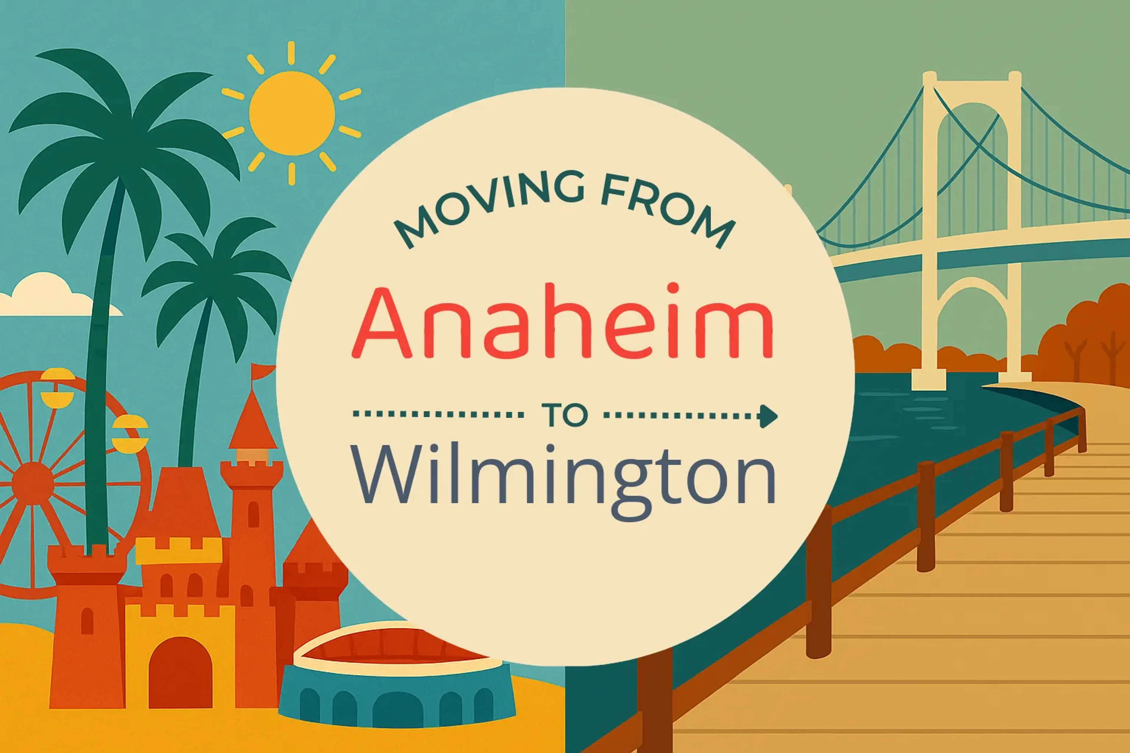 Side-by-side comparison of Anaheim to Wilmington moving companies
