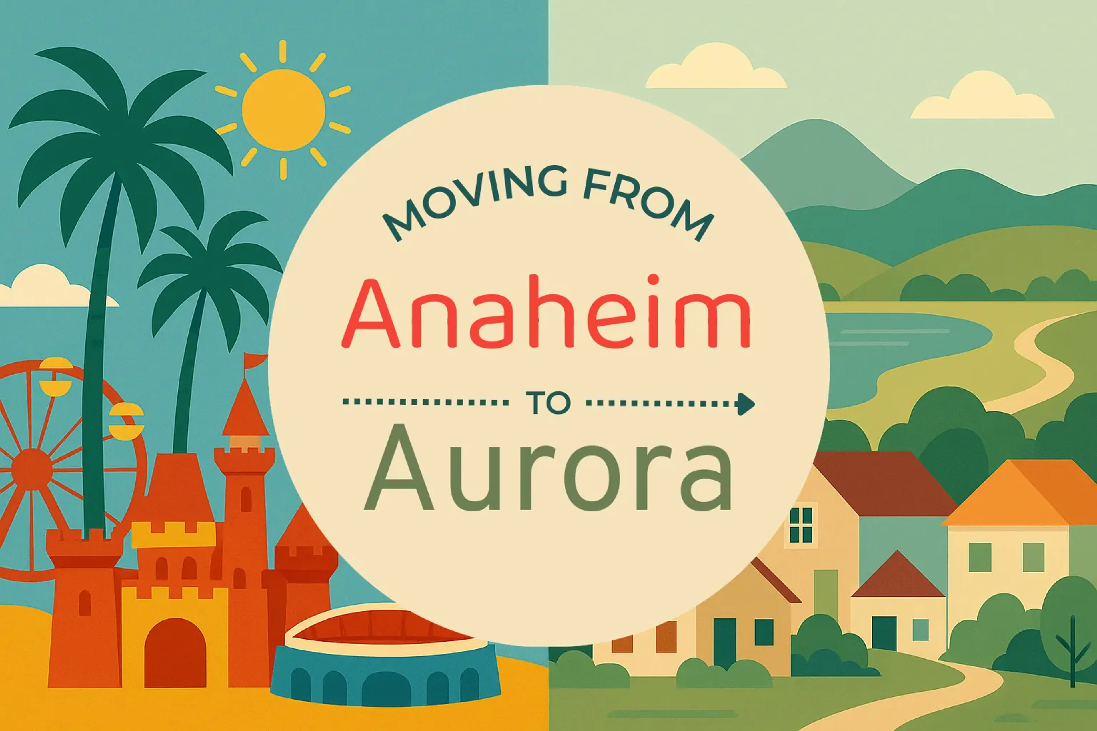 Side-by-side comparison of Anaheim to Aurora moving companies