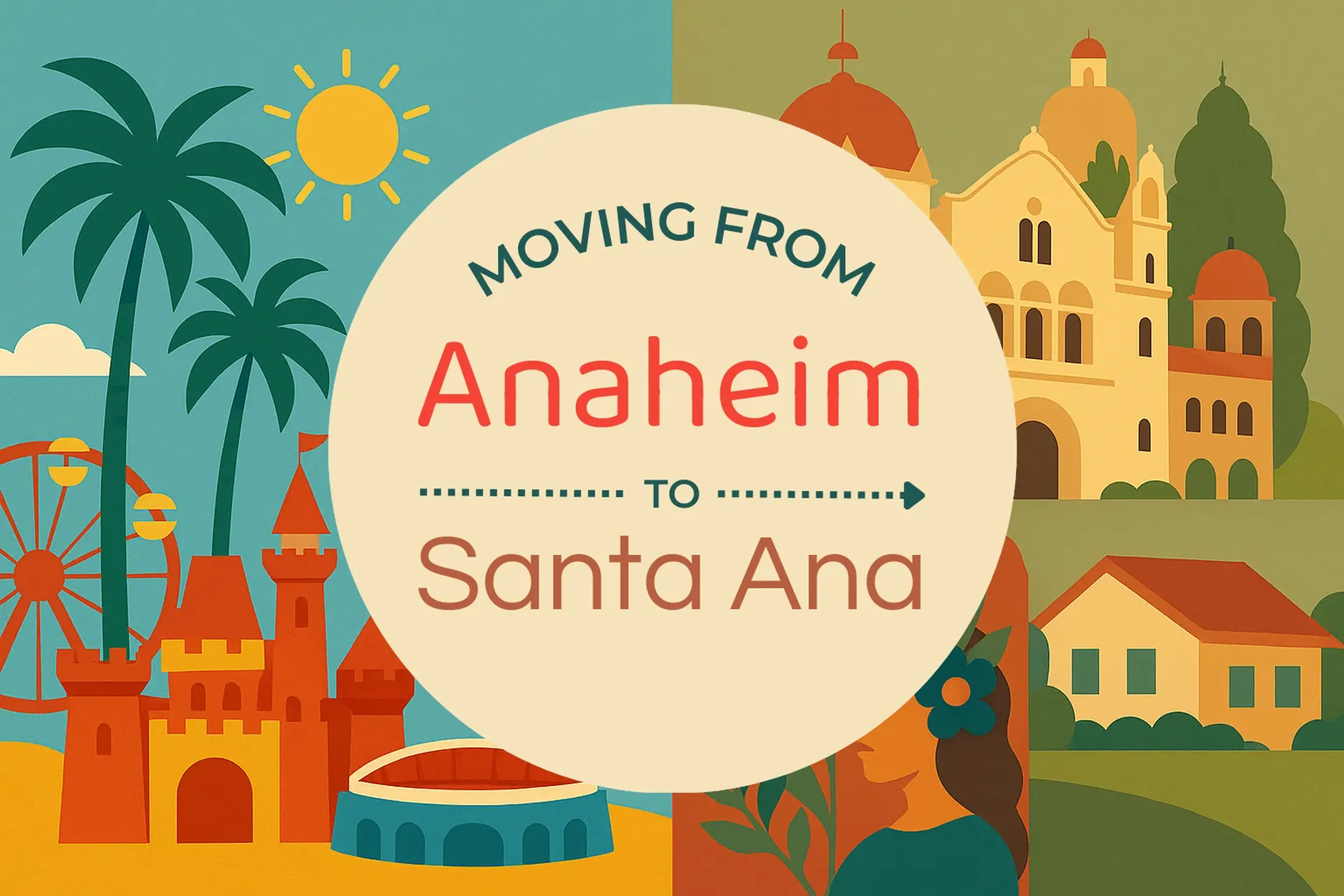 Side-by-side comparison of Anaheim to Santa Ana moving companies