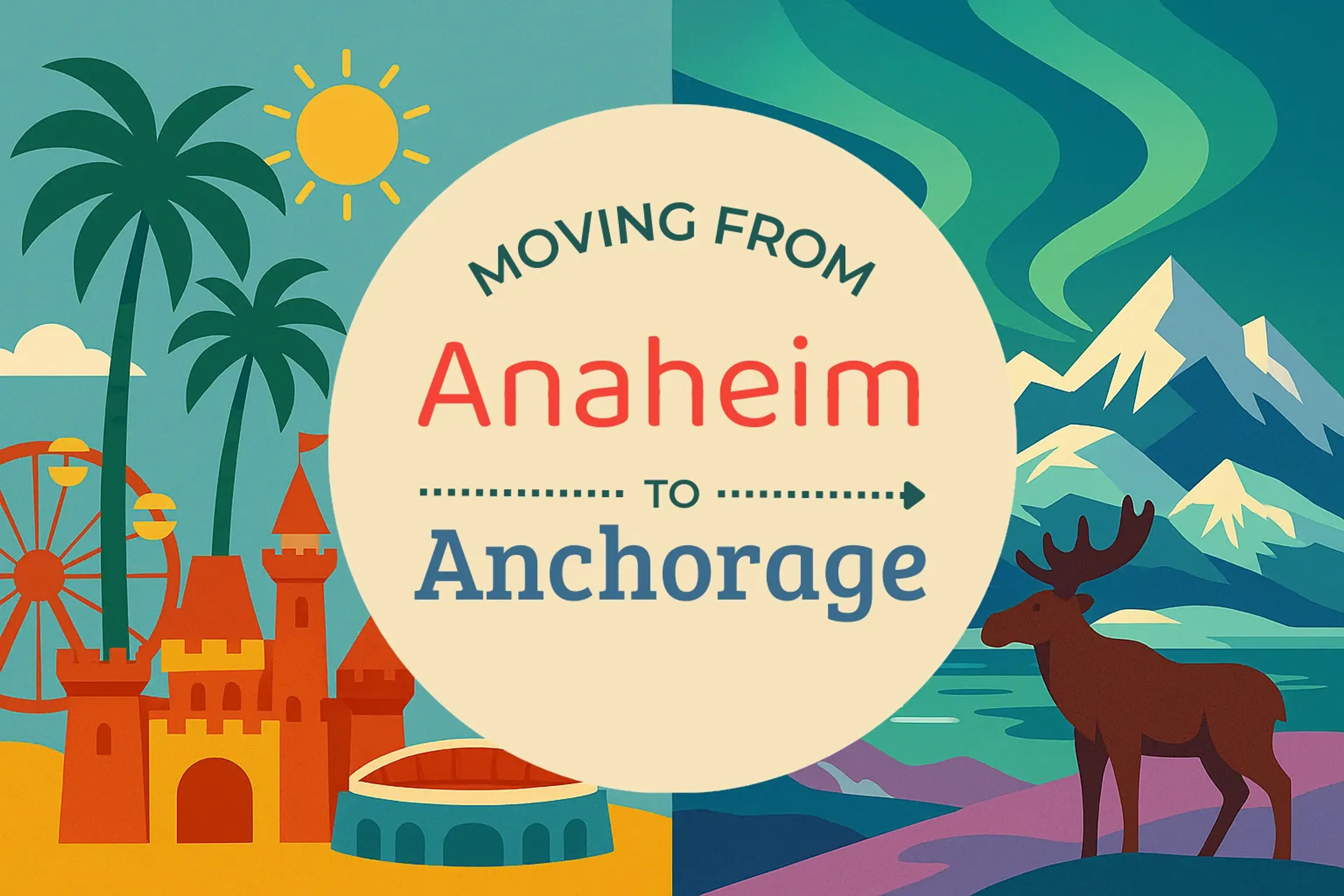 Side-by-side comparison of Anaheim to Anchorage moving companies