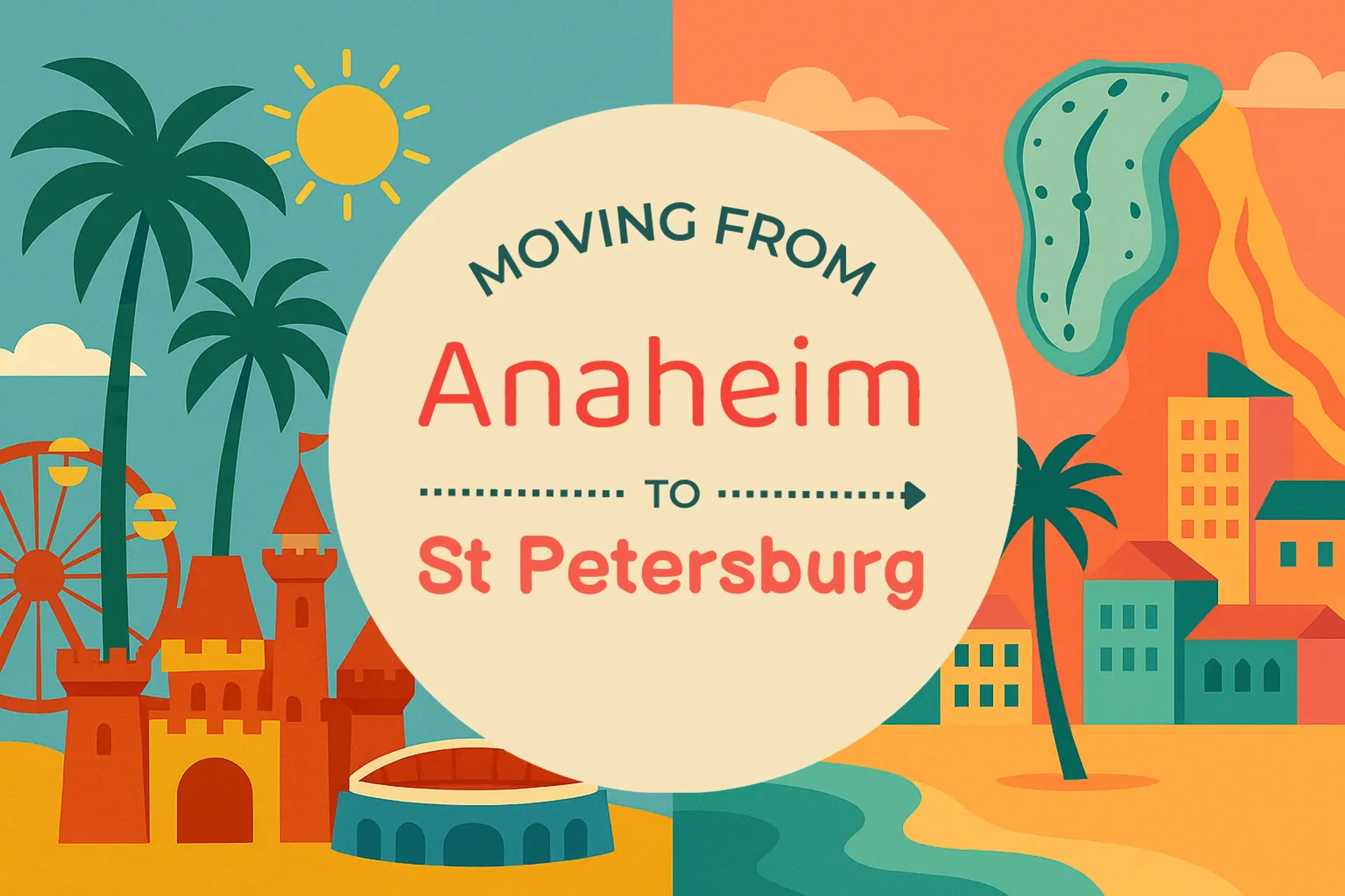 Side-by-side comparison of Anaheim to St. Petersburg moving companies