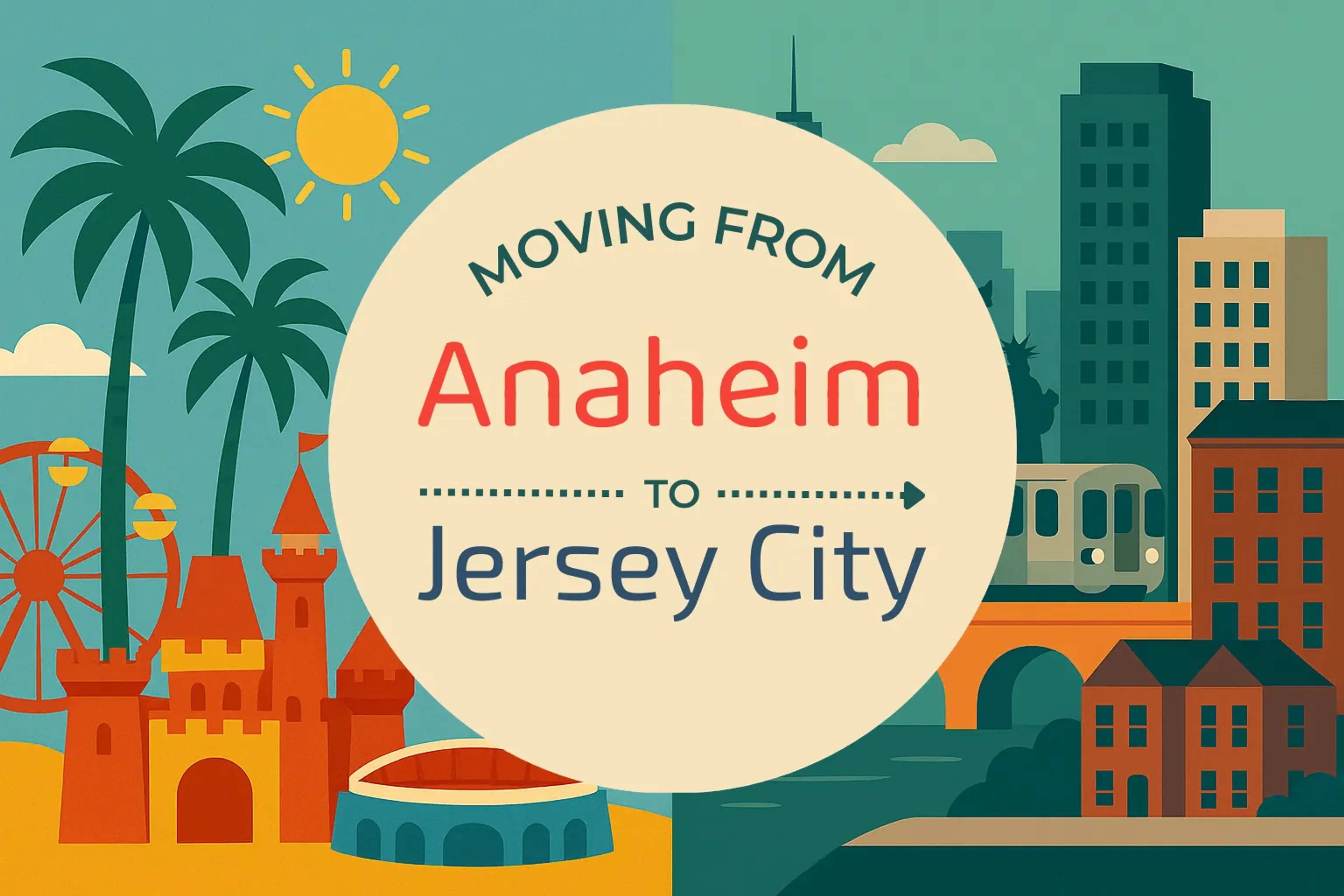 Side-by-side comparison of Anaheim to Jersey City moving companies