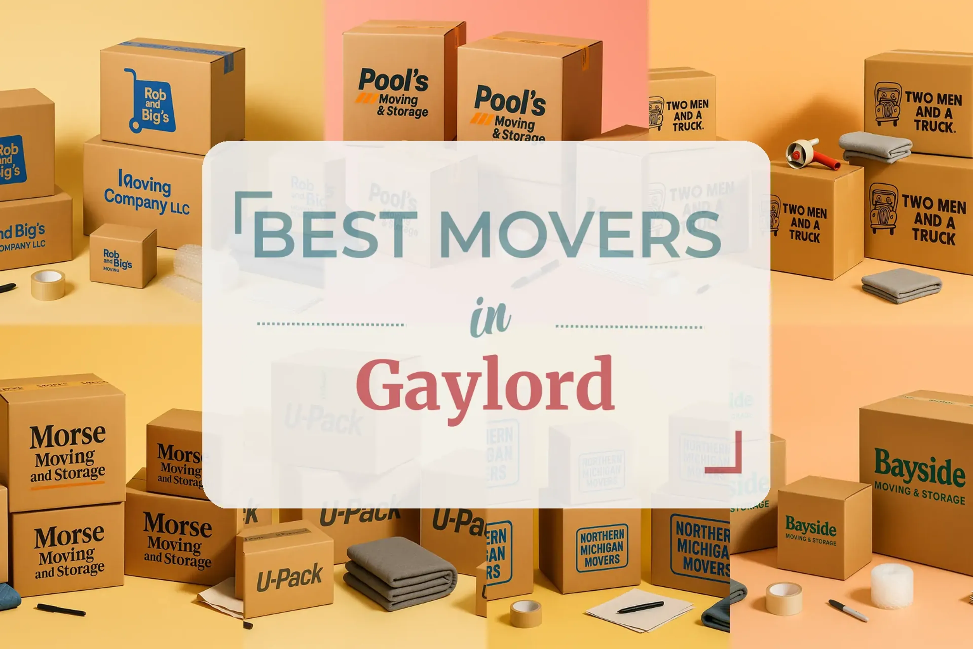 Side-by-side comparison of Gaylord moving companies