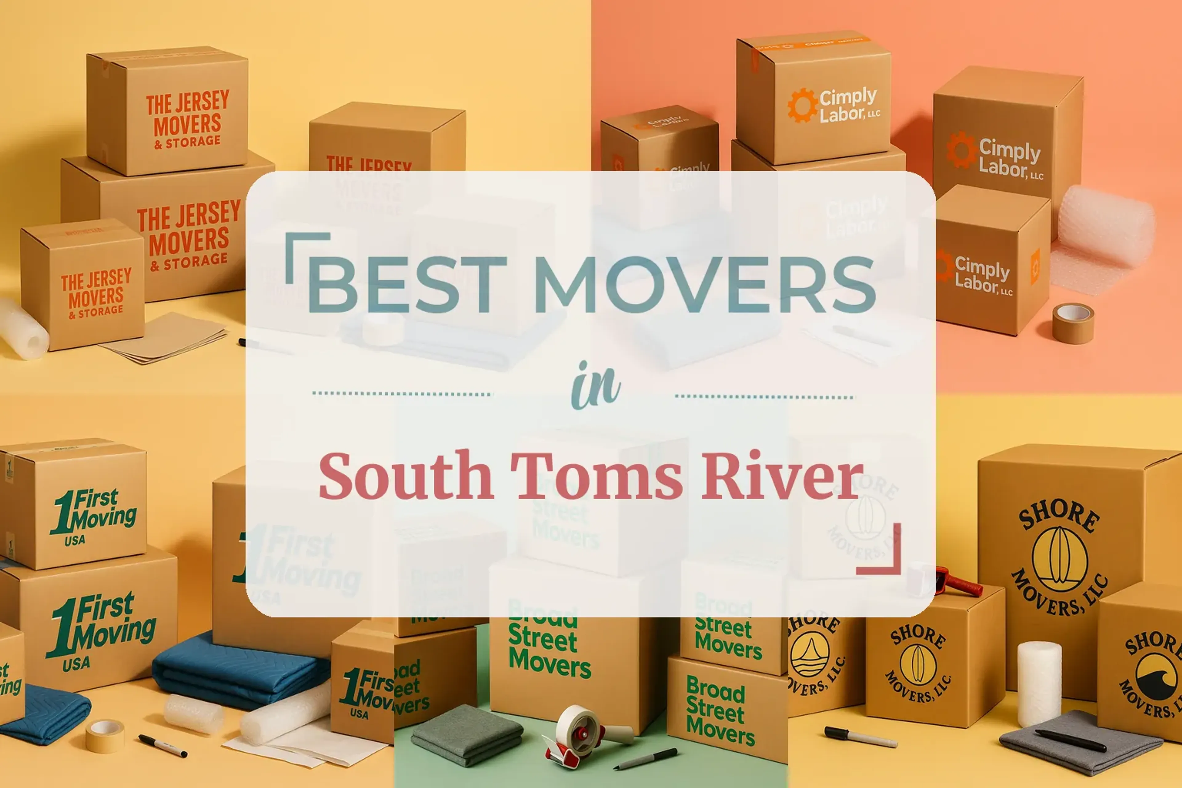 Side-by-side comparison of South Toms River moving companies
