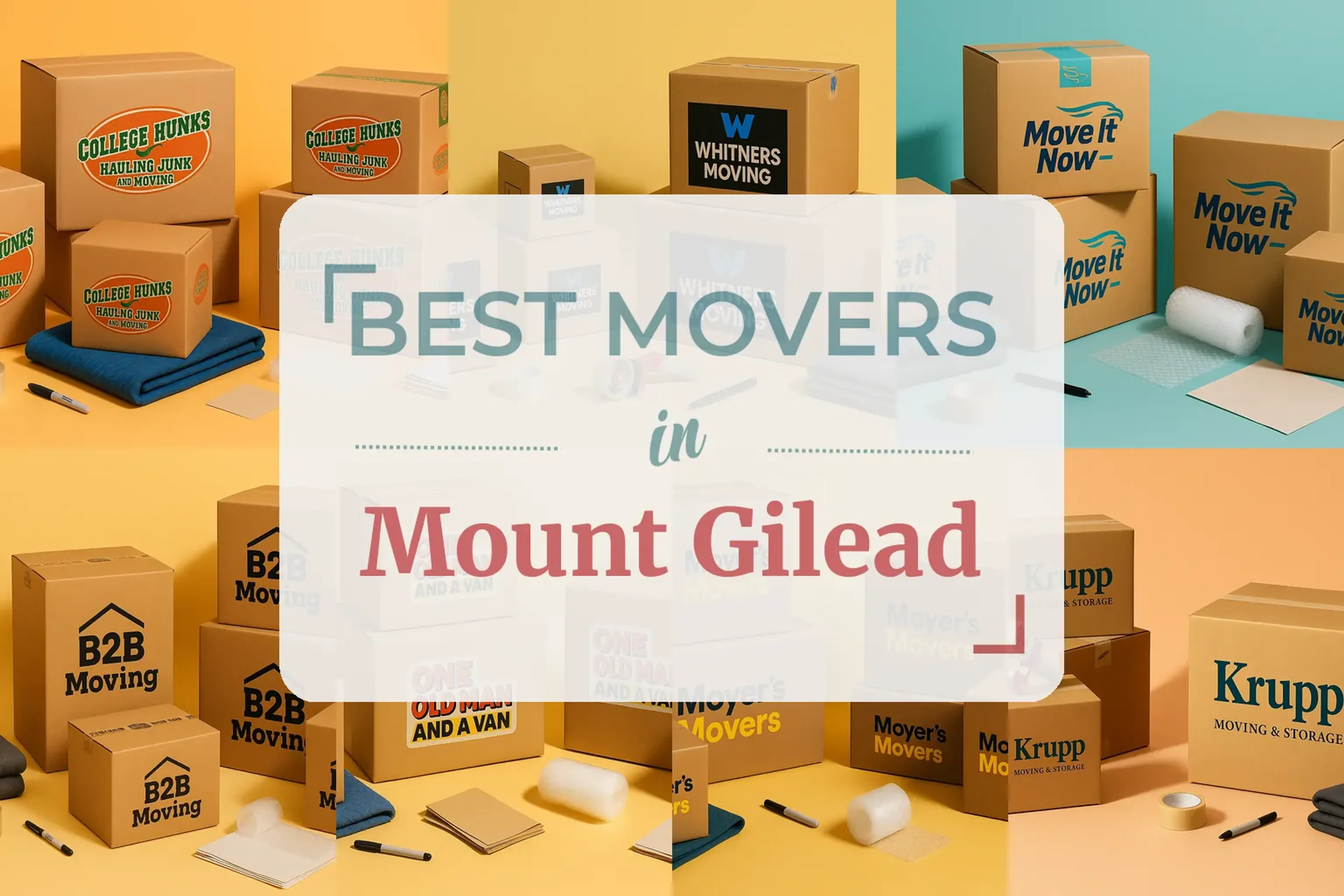 Side-by-side comparison of Mount Gilead moving companies