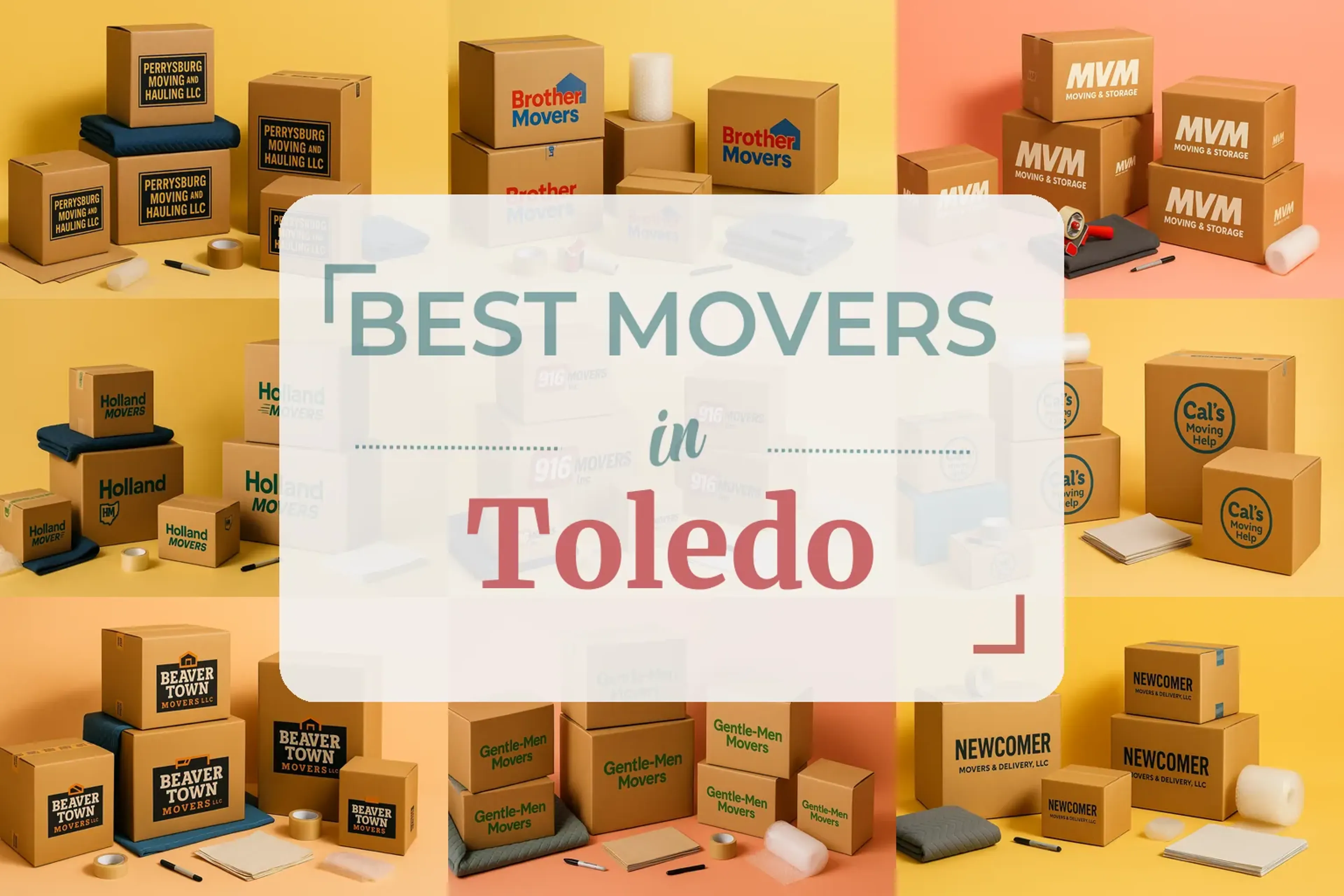 Side-by-side comparison of Toledo moving companies