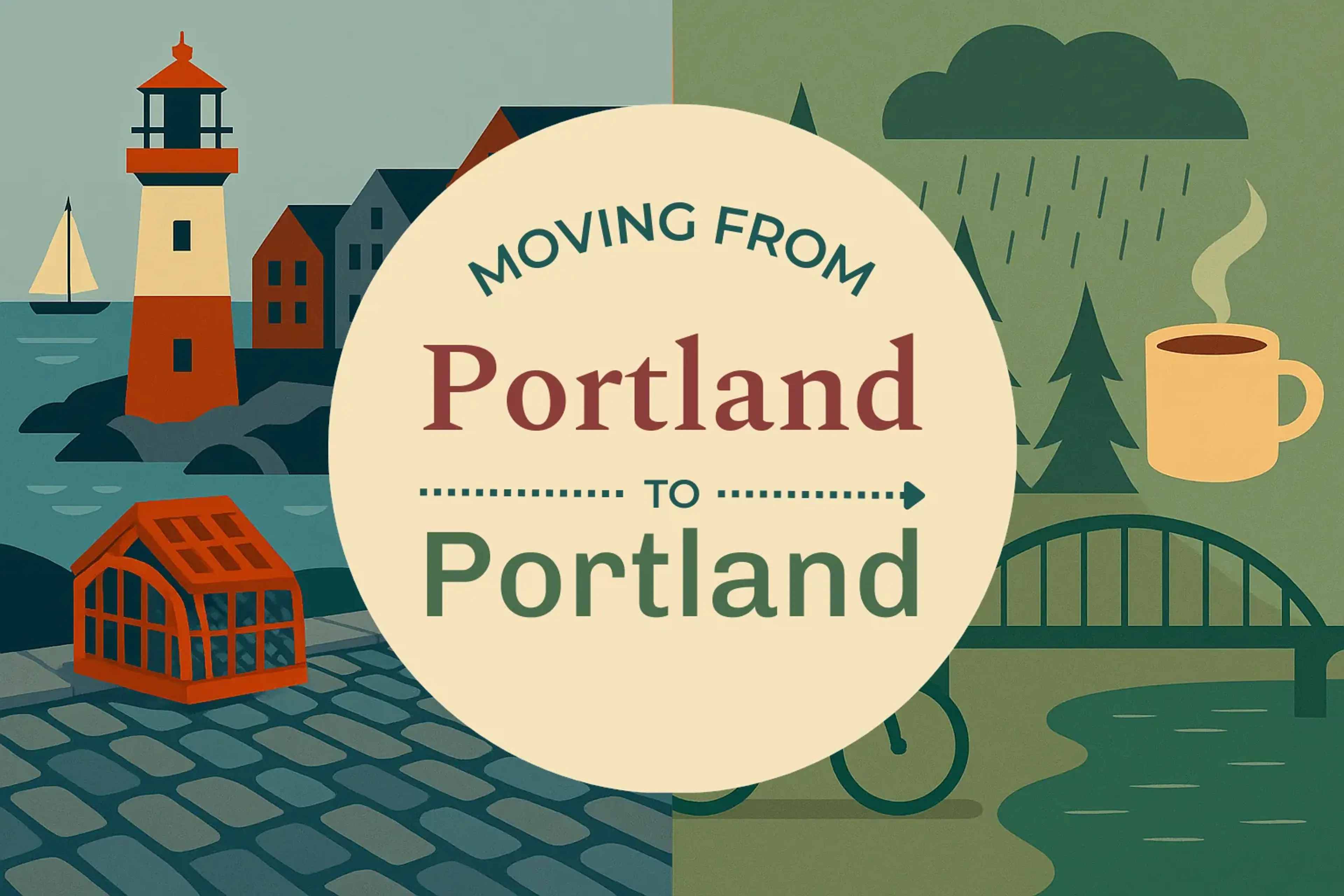 Side-by-side comparison of Portland to Portland moving companies