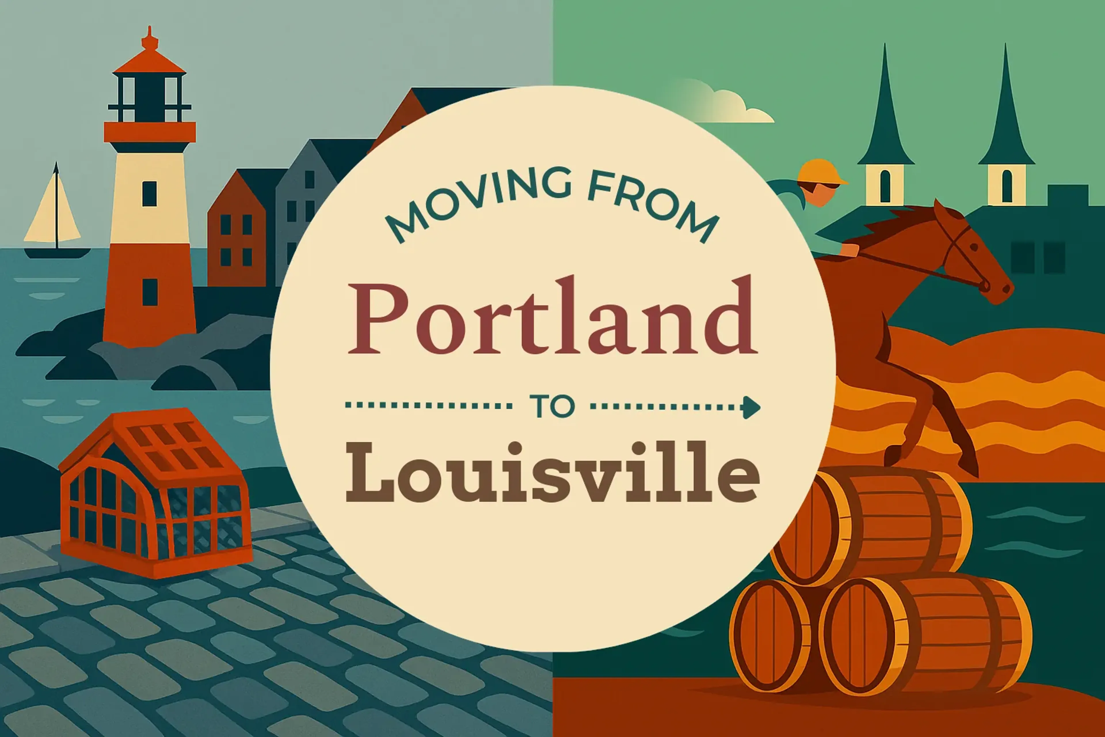 Side-by-side comparison of Portland to Louisville moving companies