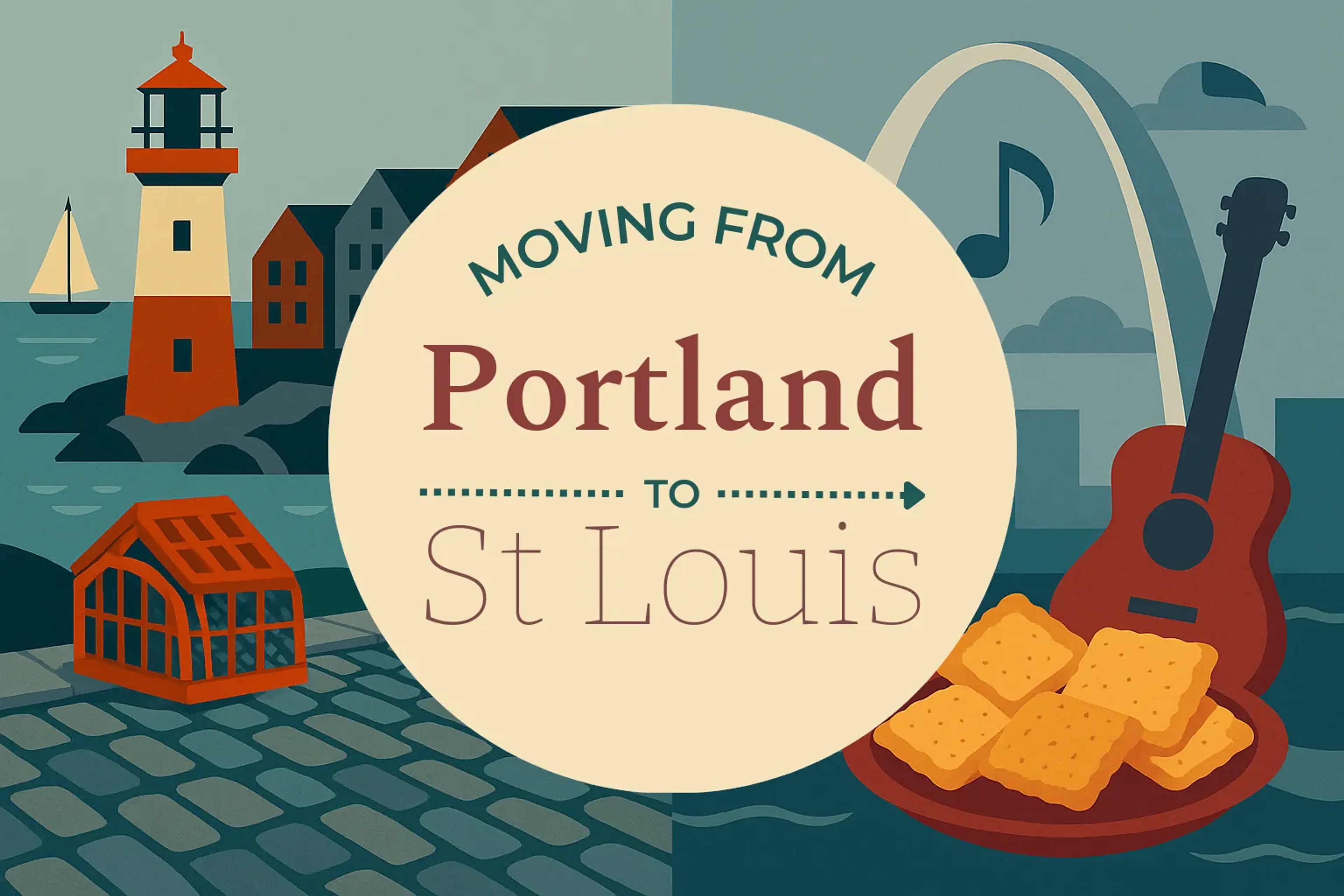 Side-by-side comparison of Portland to St. Louis moving companies