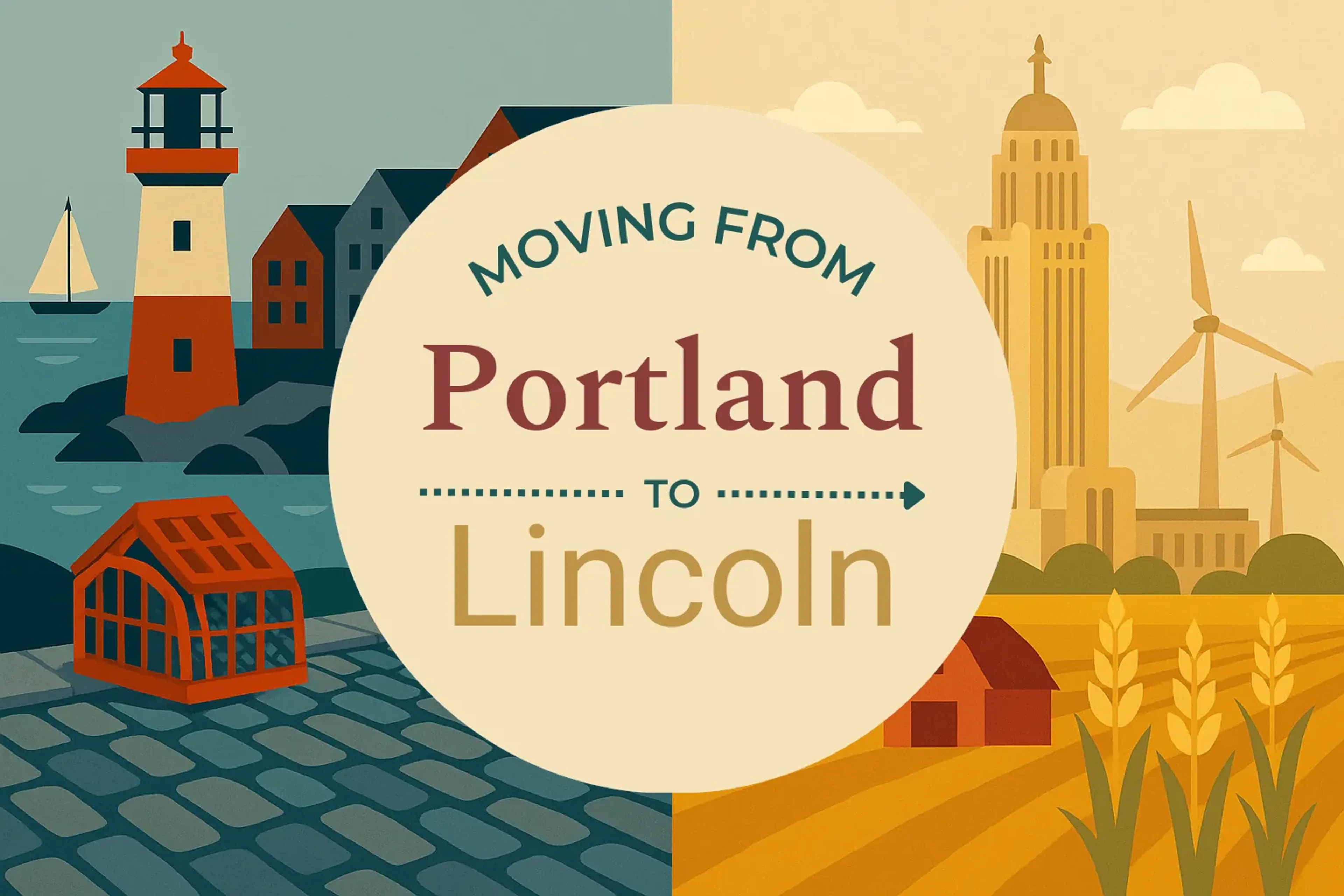 Side-by-side comparison of Portland to Lincoln moving companies