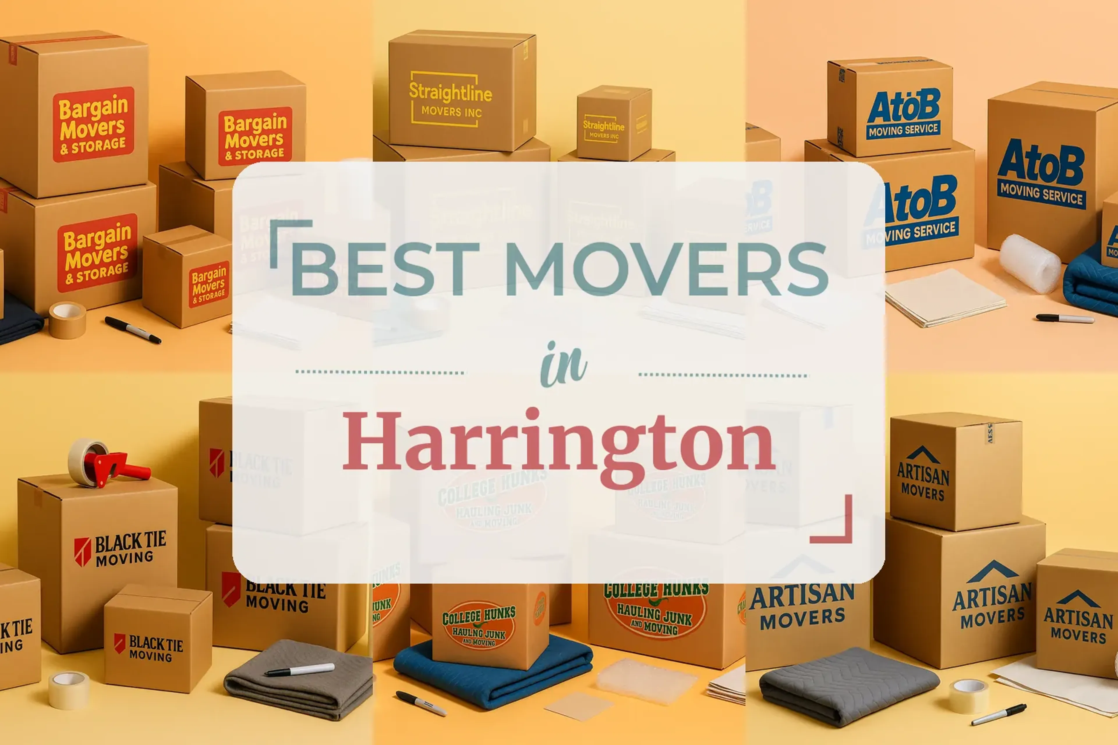 Side-by-side comparison of Harrington moving companies