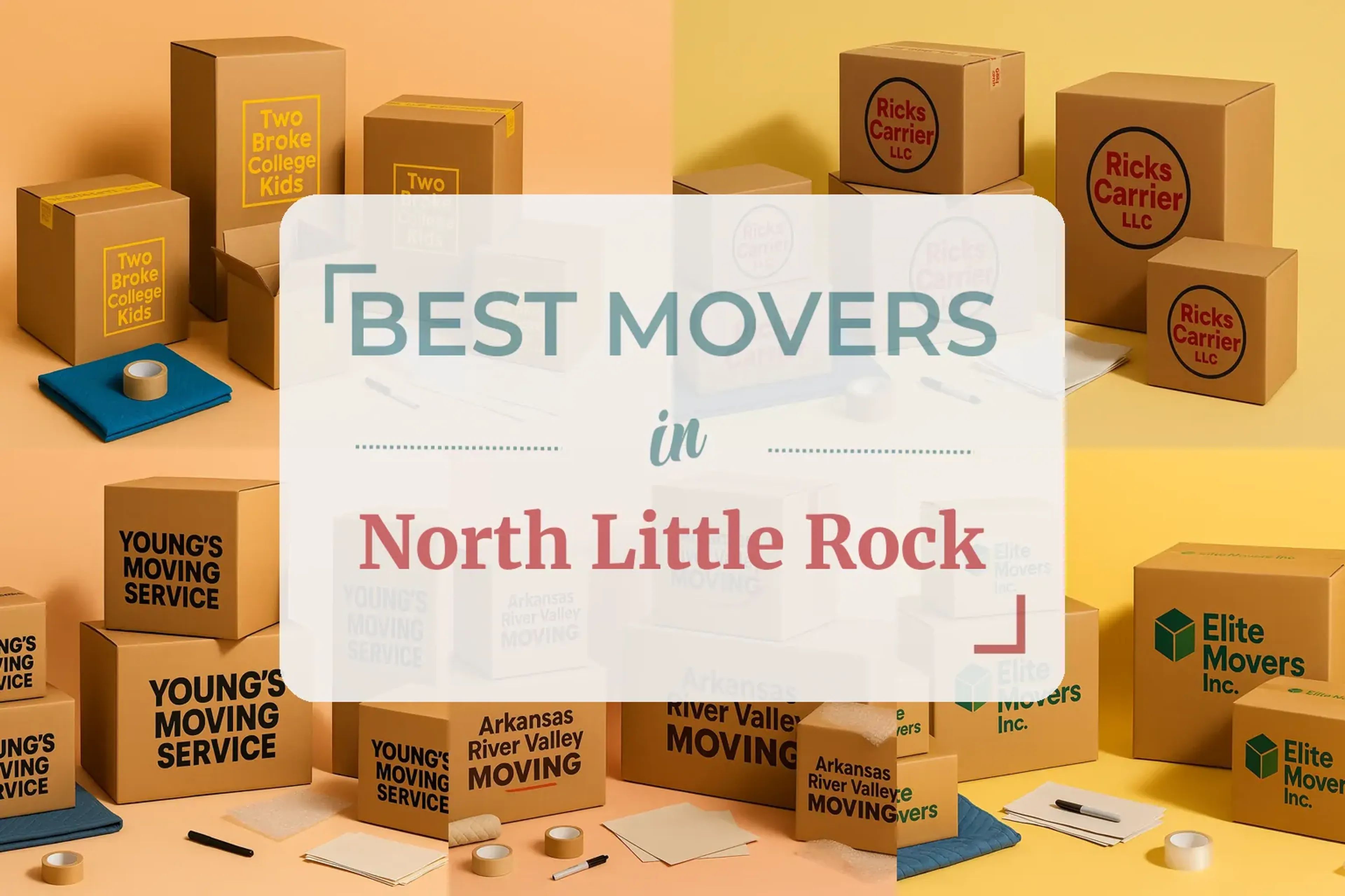 Side-by-side comparison of North Little Rock moving companies