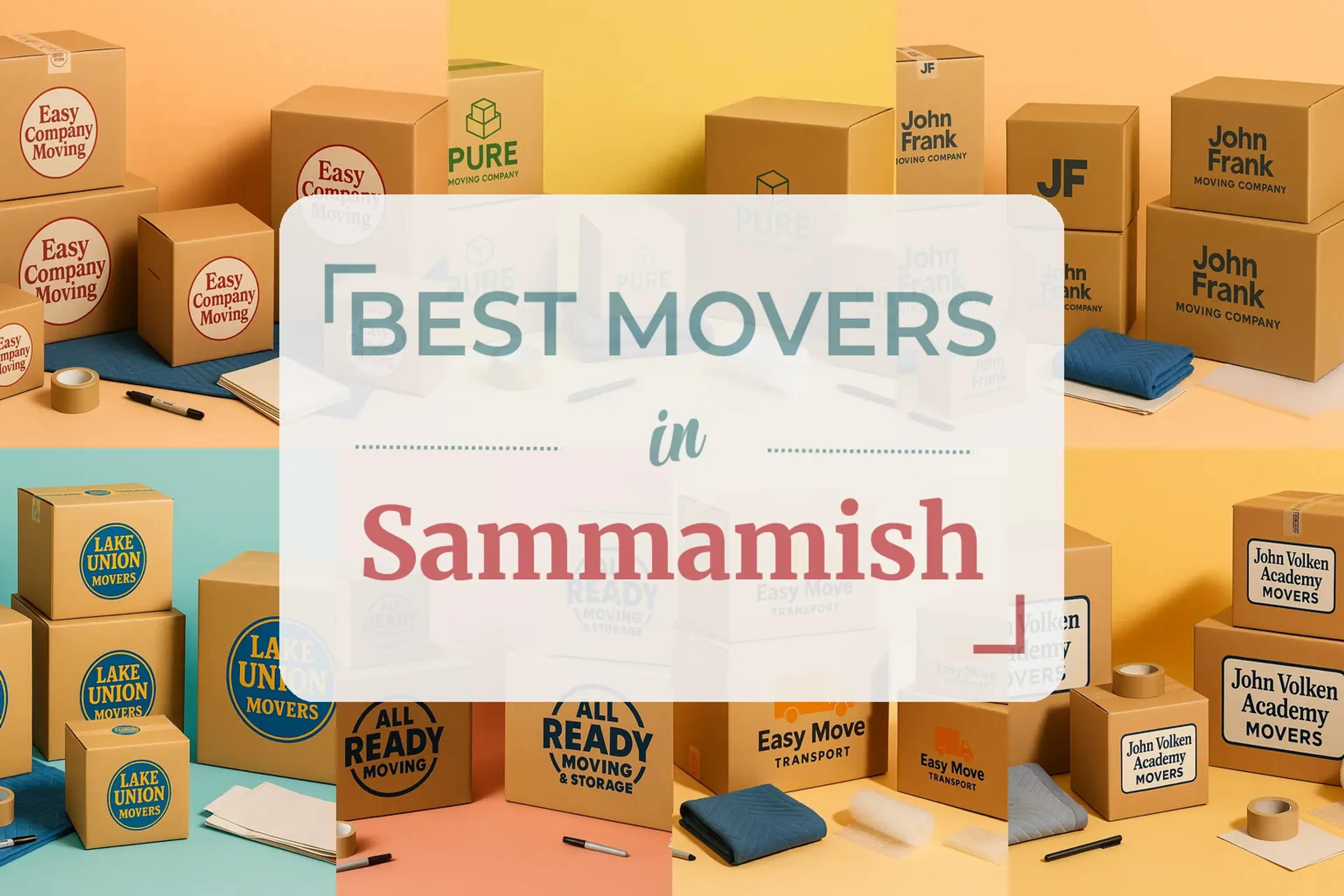 Side-by-side comparison of Sammamish moving companies