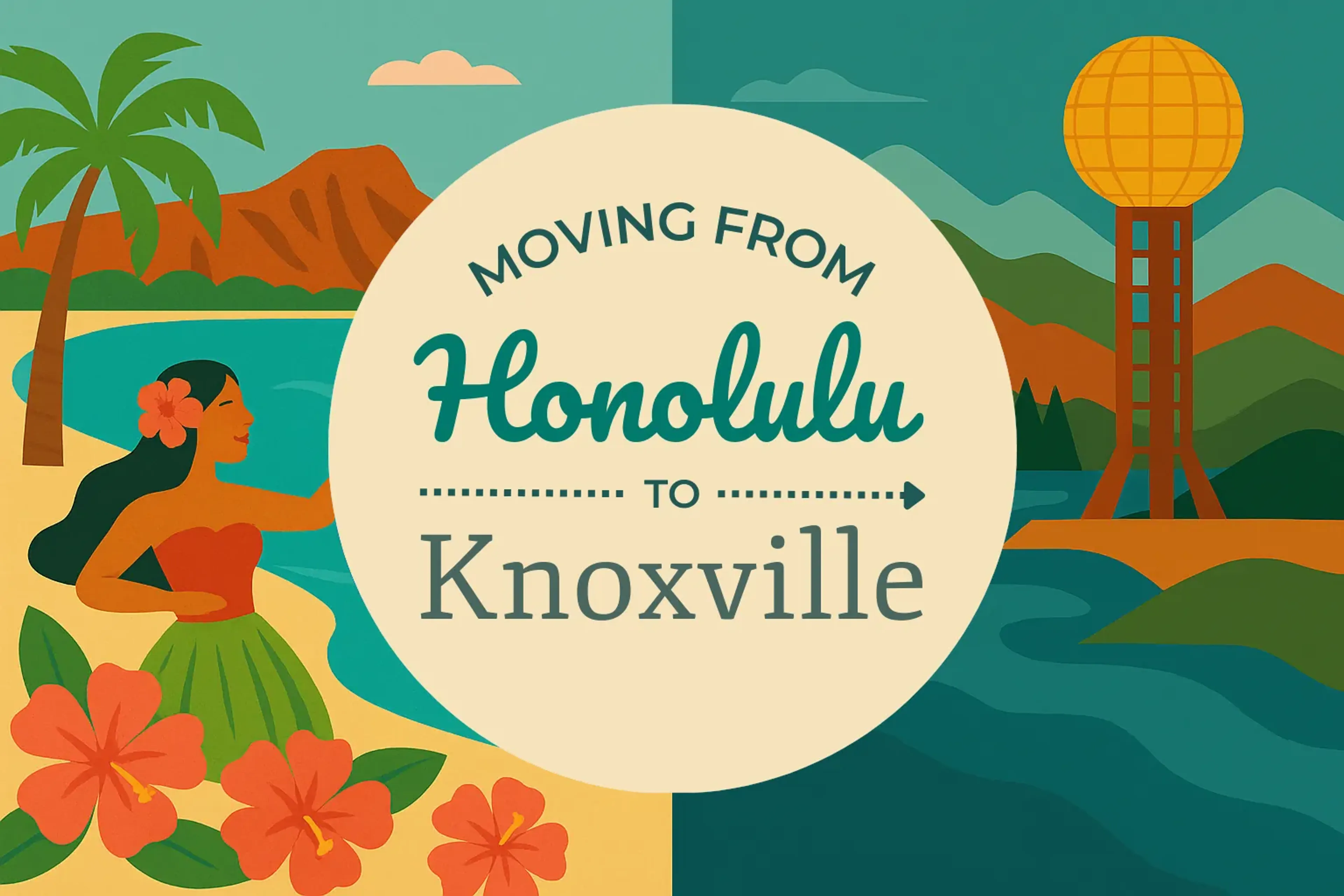 Side-by-side comparison of Honolulu to Knoxville moving companies