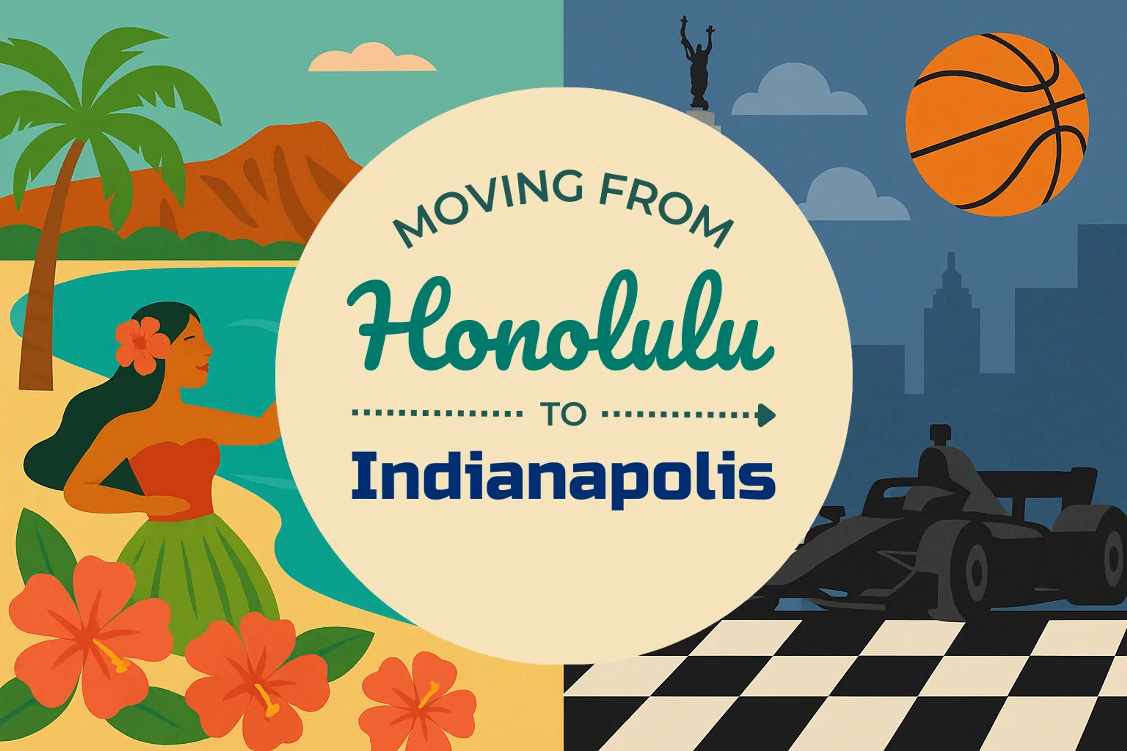 Side-by-side comparison of Honolulu to Indianapolis moving companies