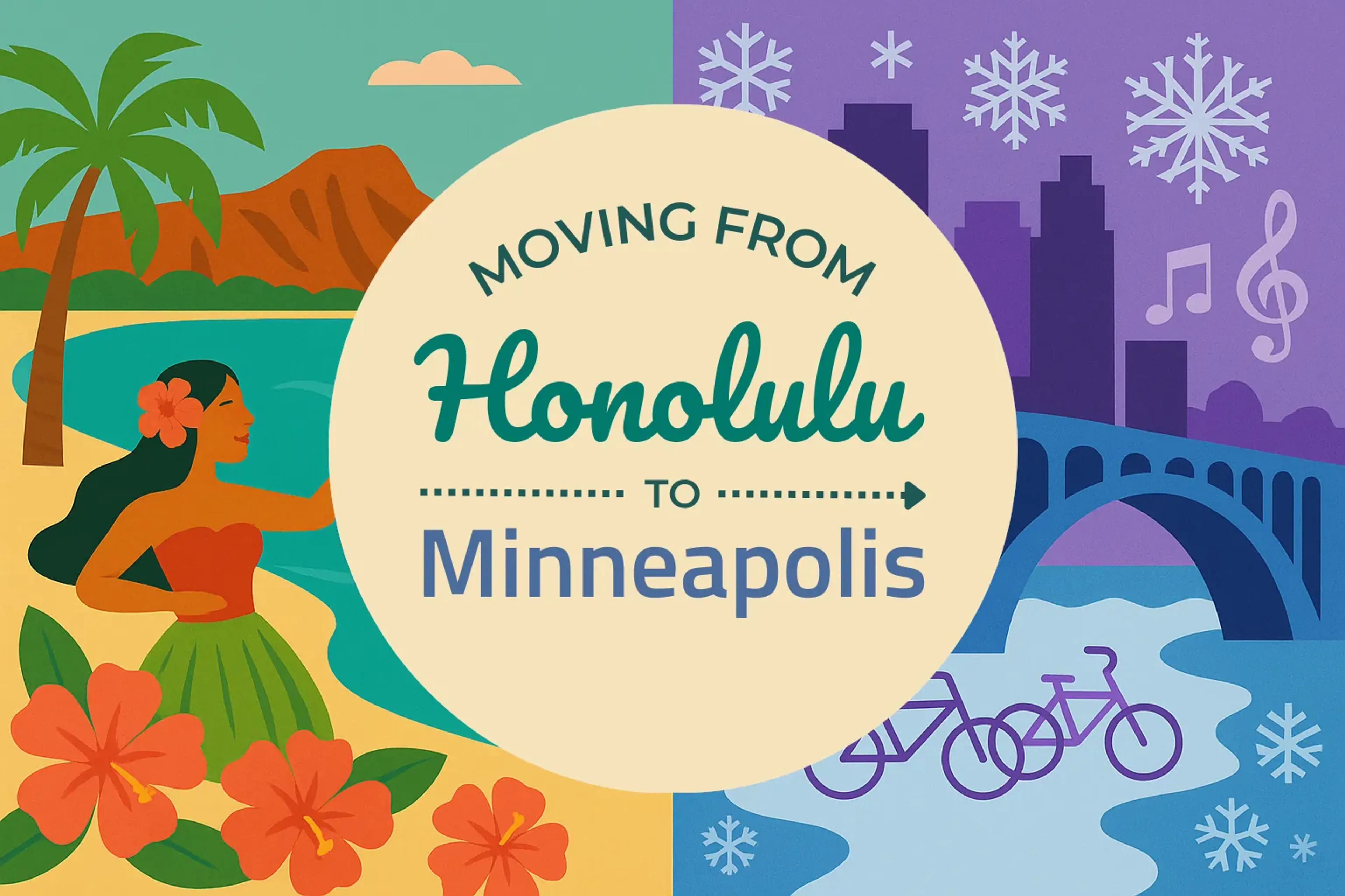 Side-by-side comparison of Honolulu to Minneapolis moving companies