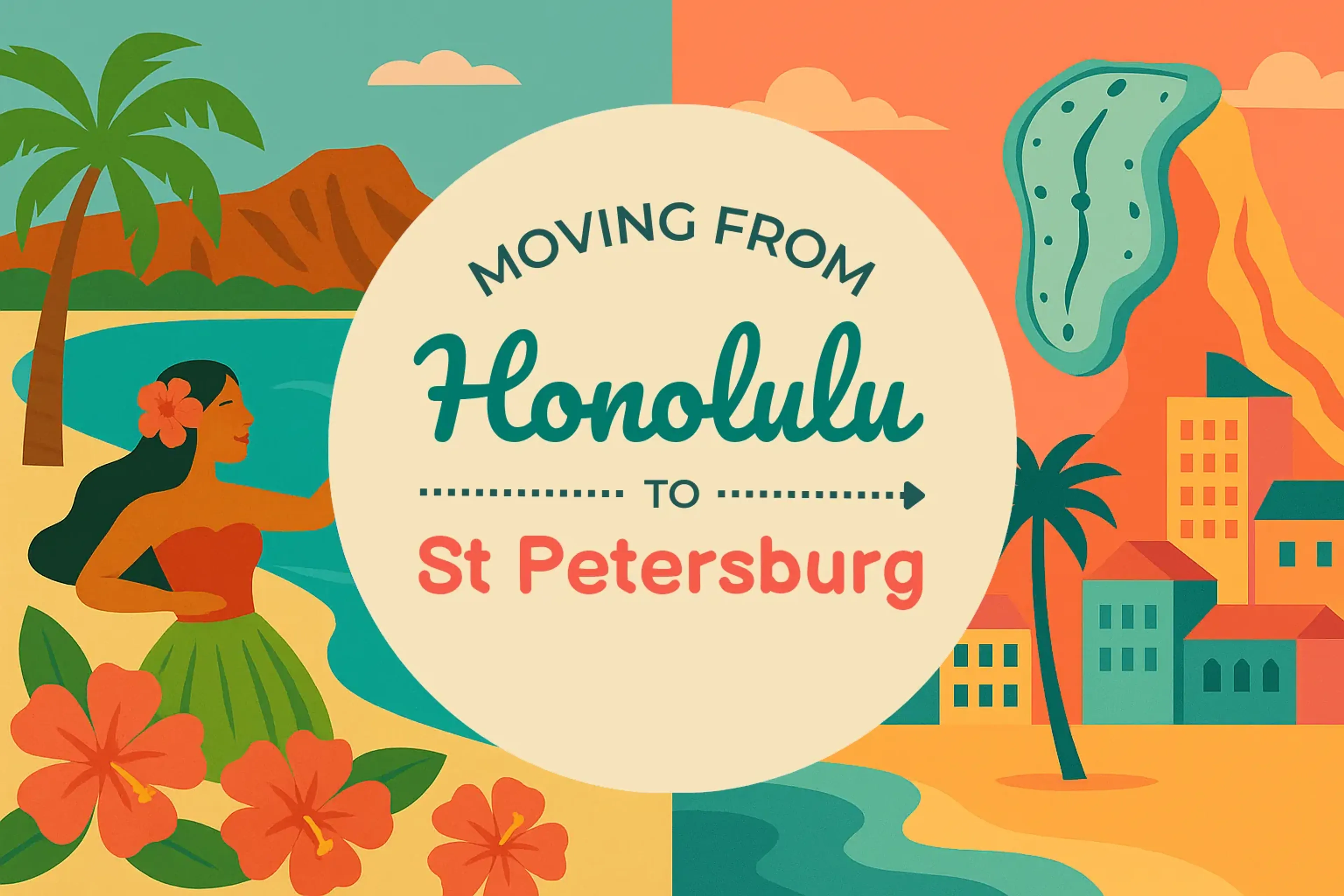 Side-by-side comparison of Honolulu to St. Petersburg moving companies
