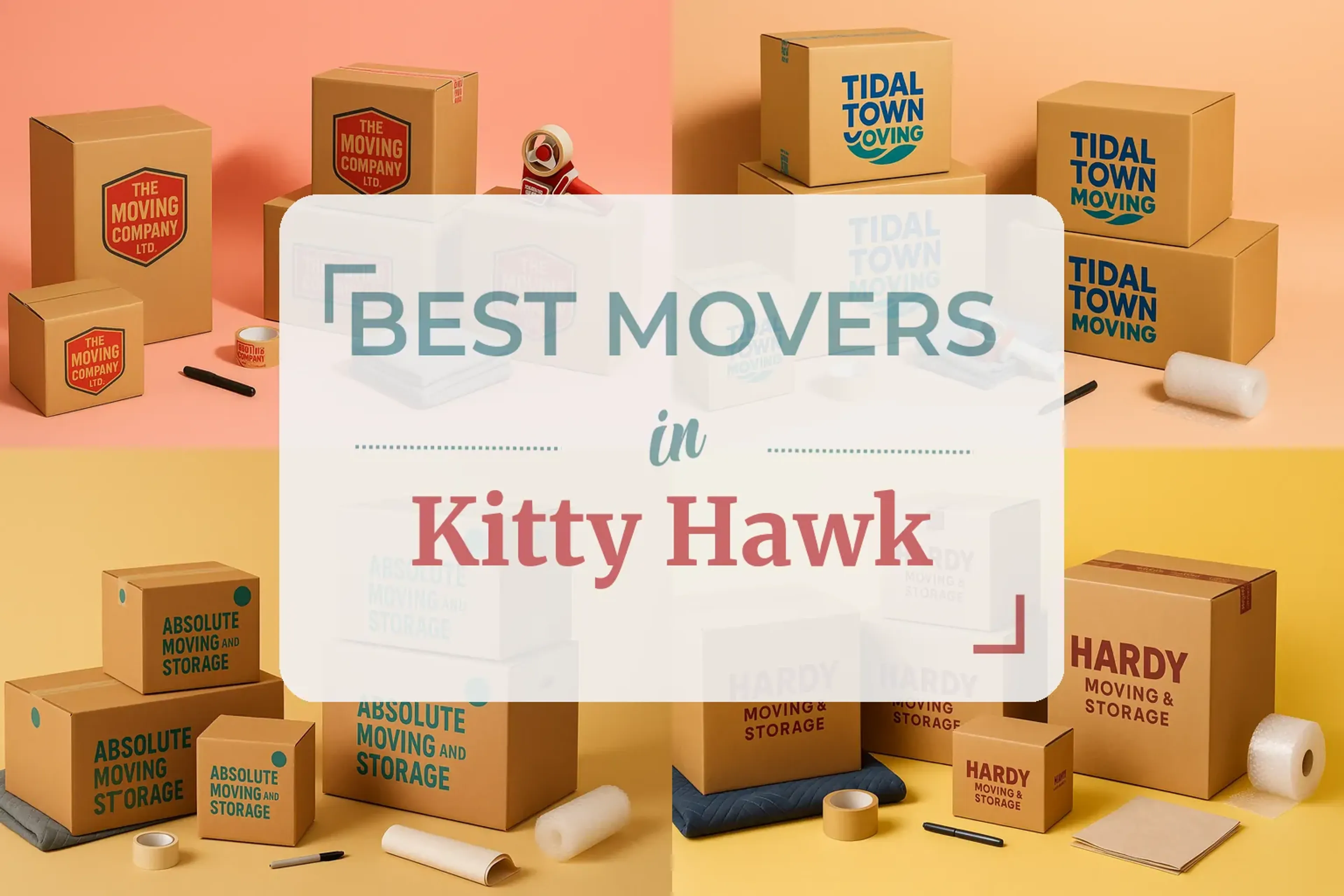 Side-by-side comparison of Kitty Hawk moving companies