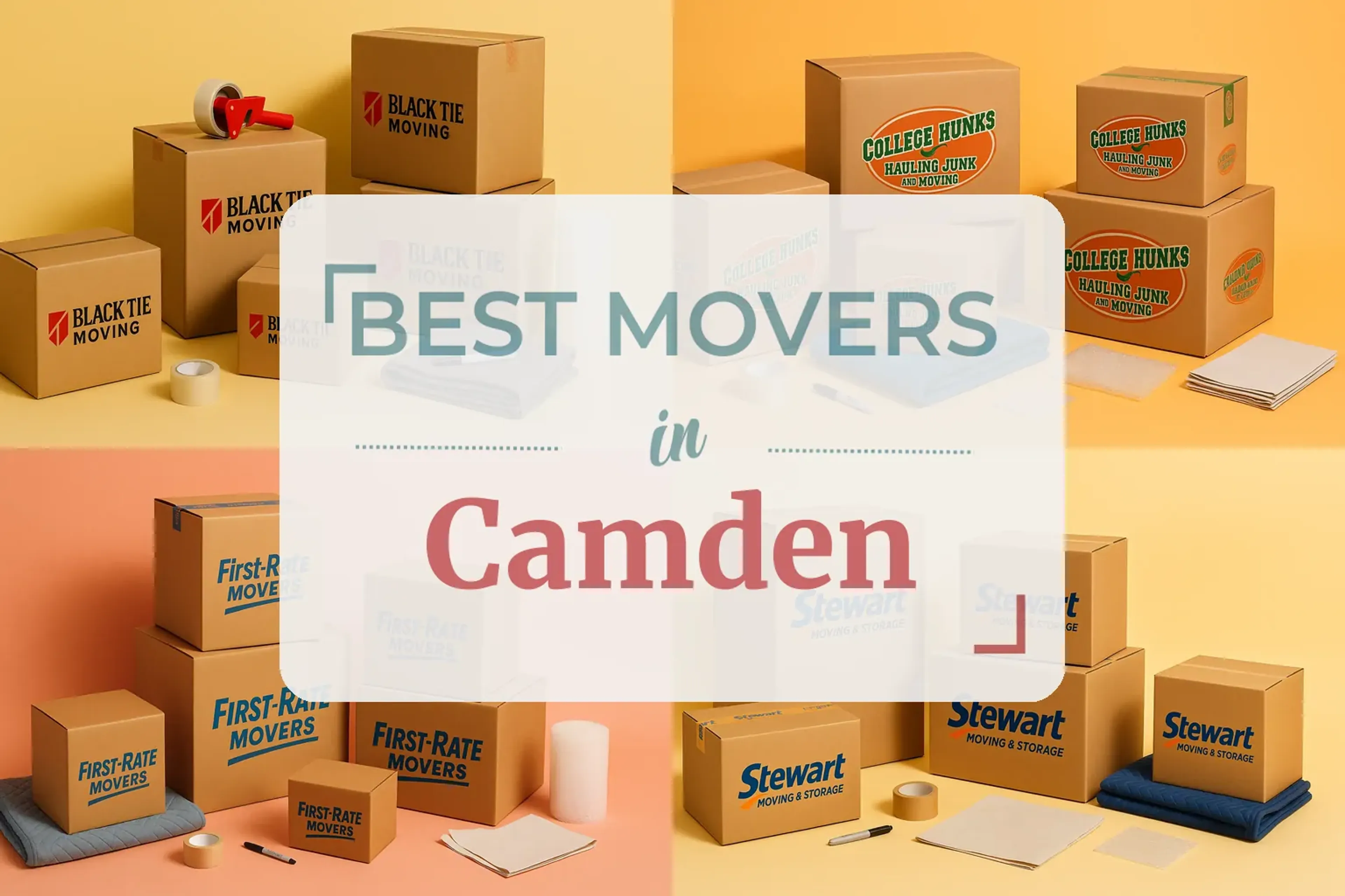 Side-by-side comparison of Camden moving companies