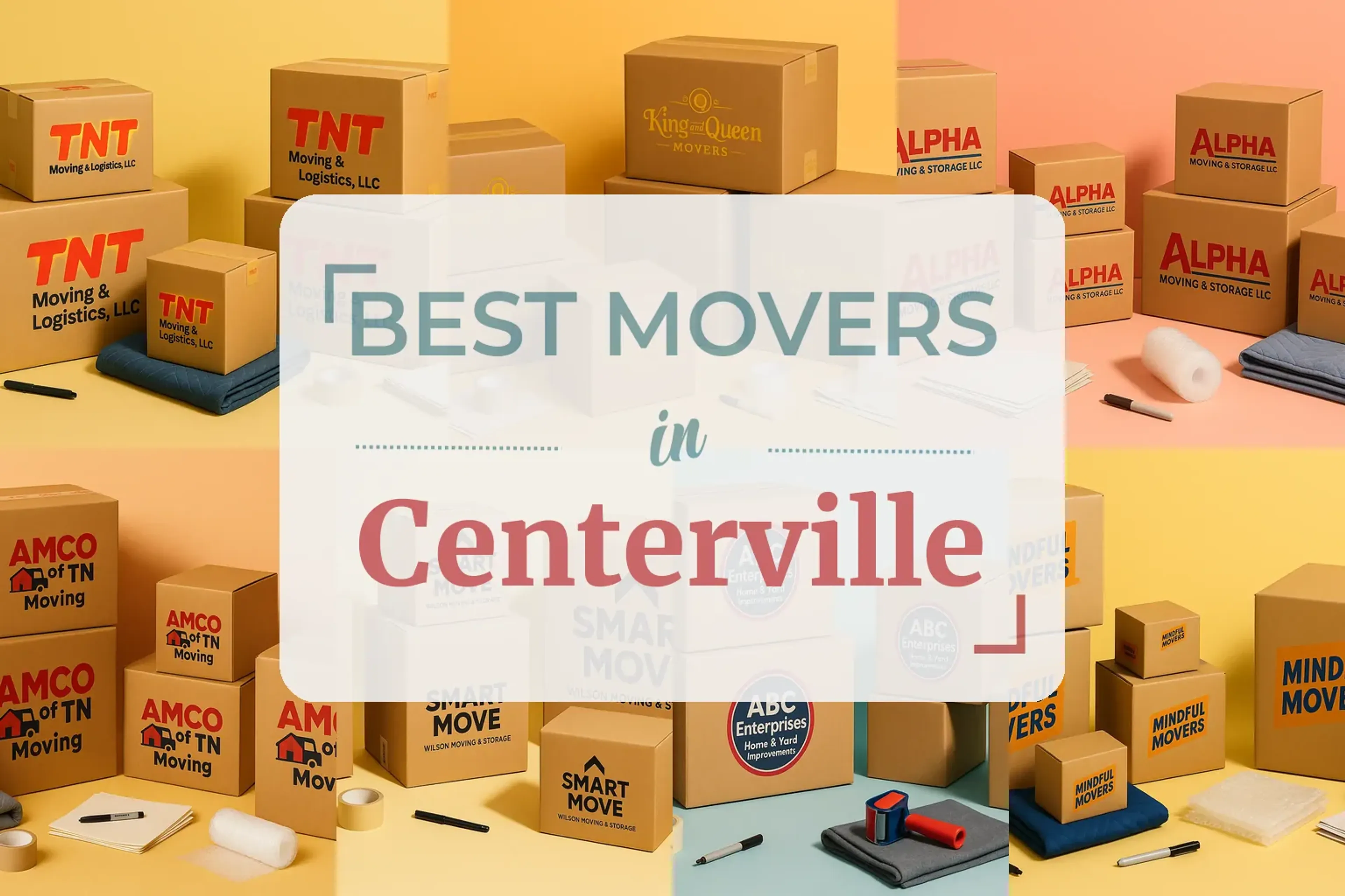 Side-by-side comparison of Centerville moving companies