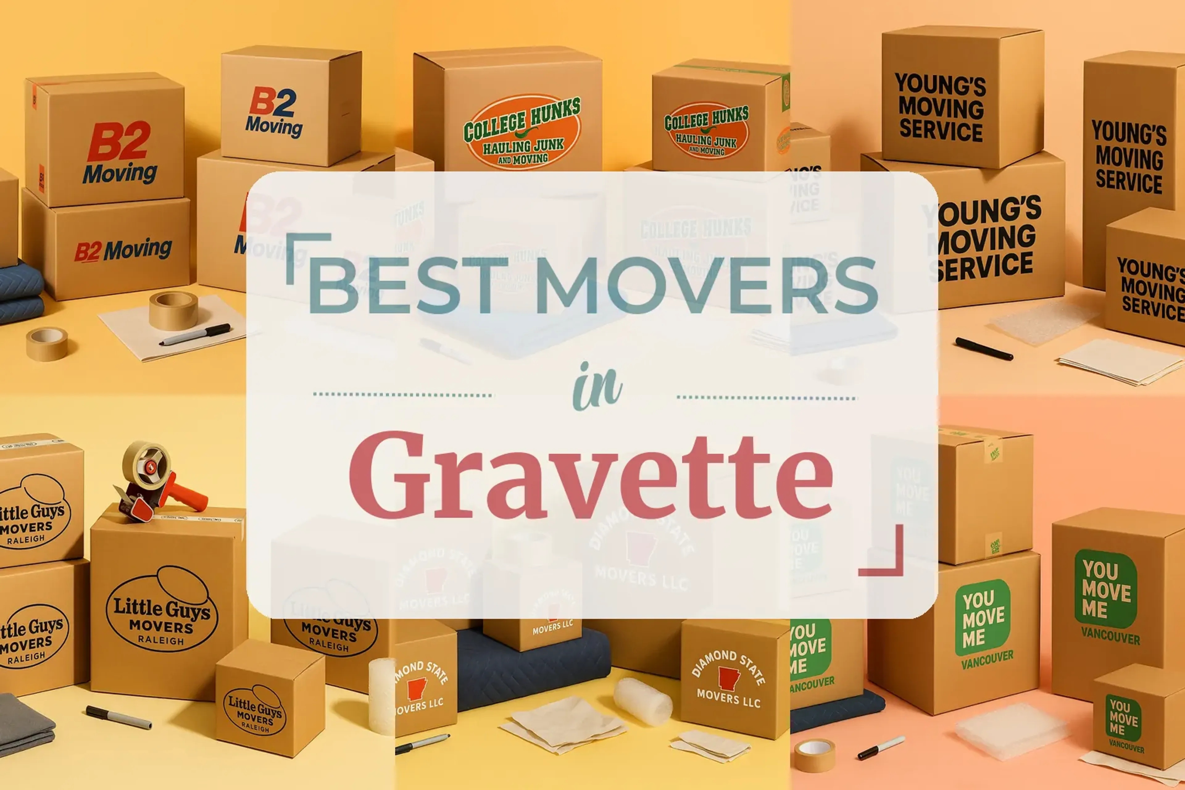 Side-by-side comparison of Gravette moving companies