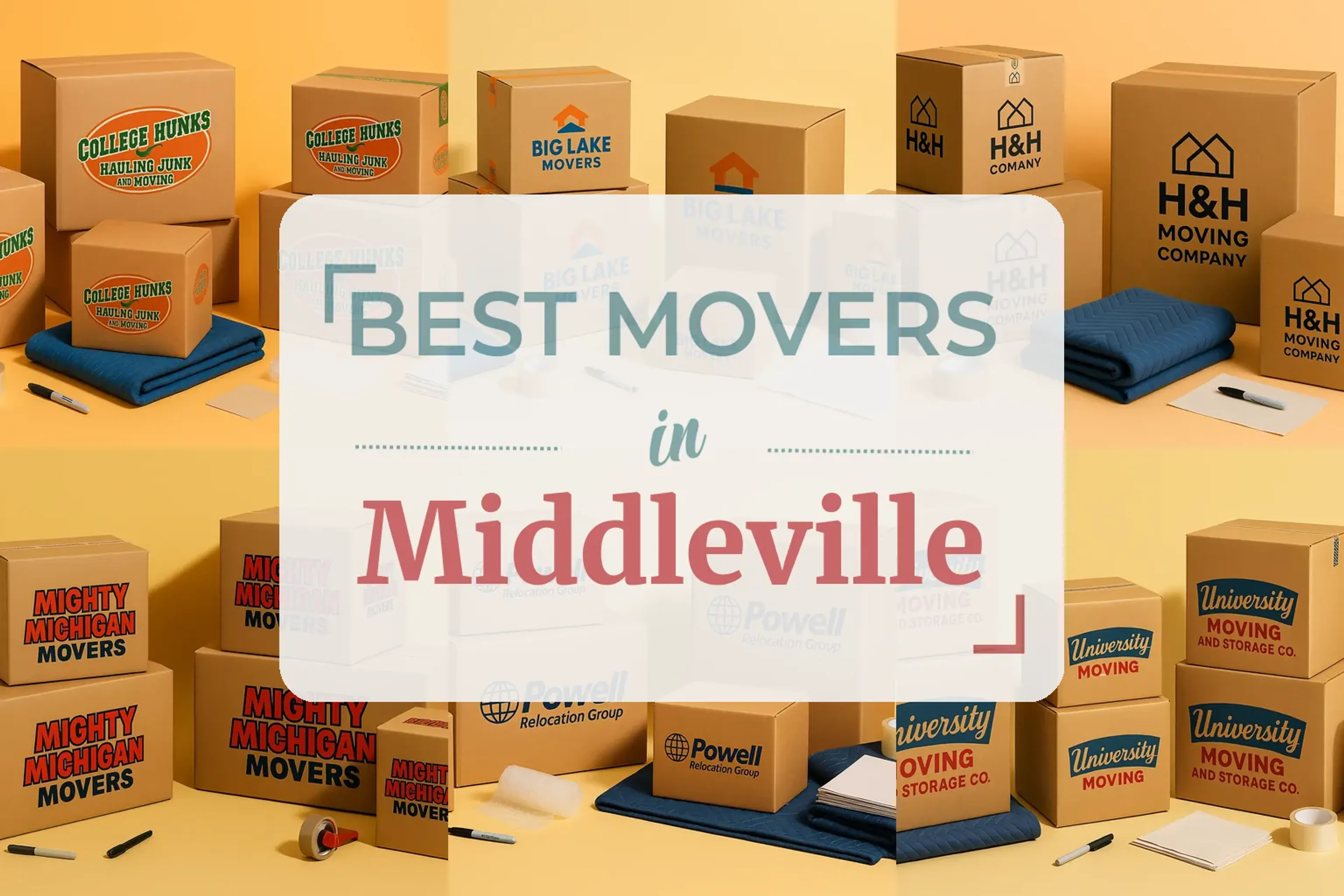 Side-by-side comparison of Middleville moving companies